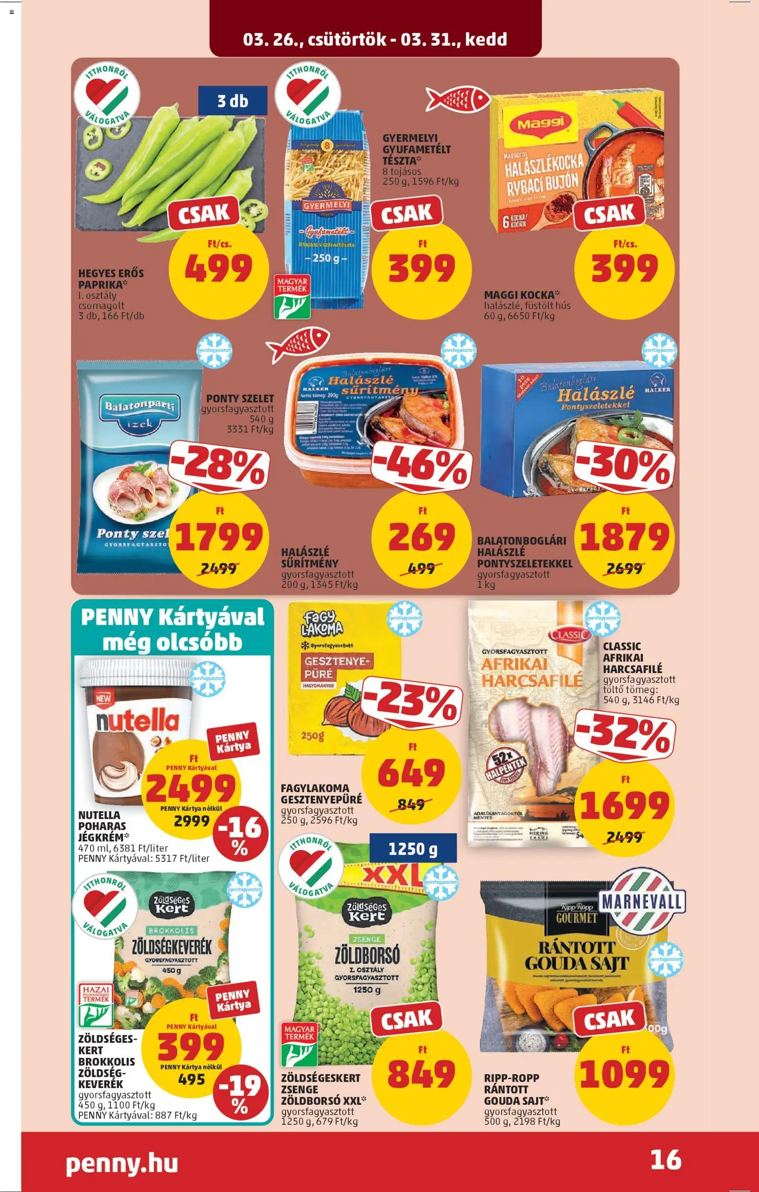 PENNY Akciós Újság 2026.03.26.-tól/töl - fantasztikus ajánlatokat! 🛍️ | Magyarország