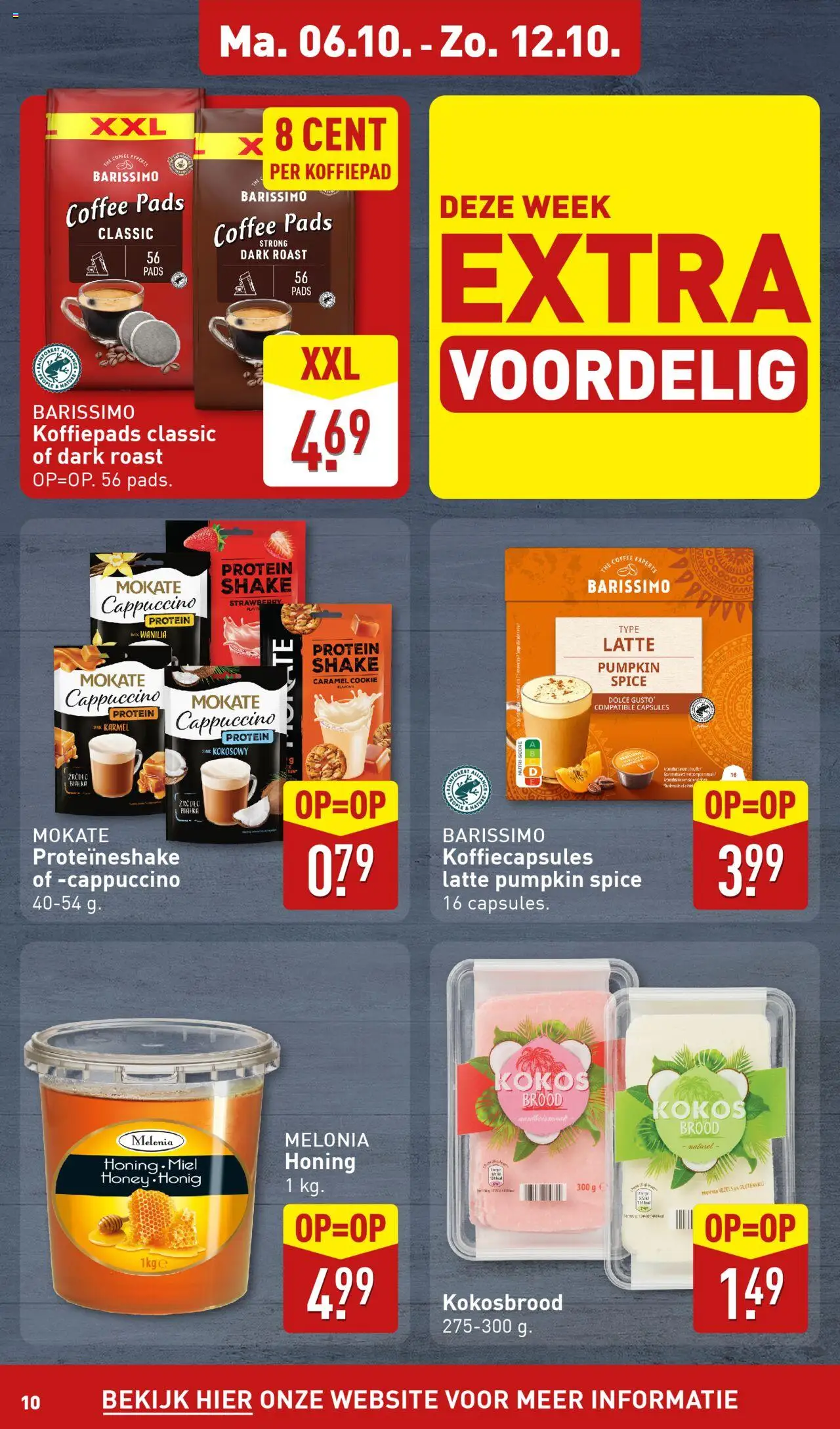 {H1} | Pagina: 10 | Producten: Koffiepads, Koffiecapsules, Pads, Cappuccino