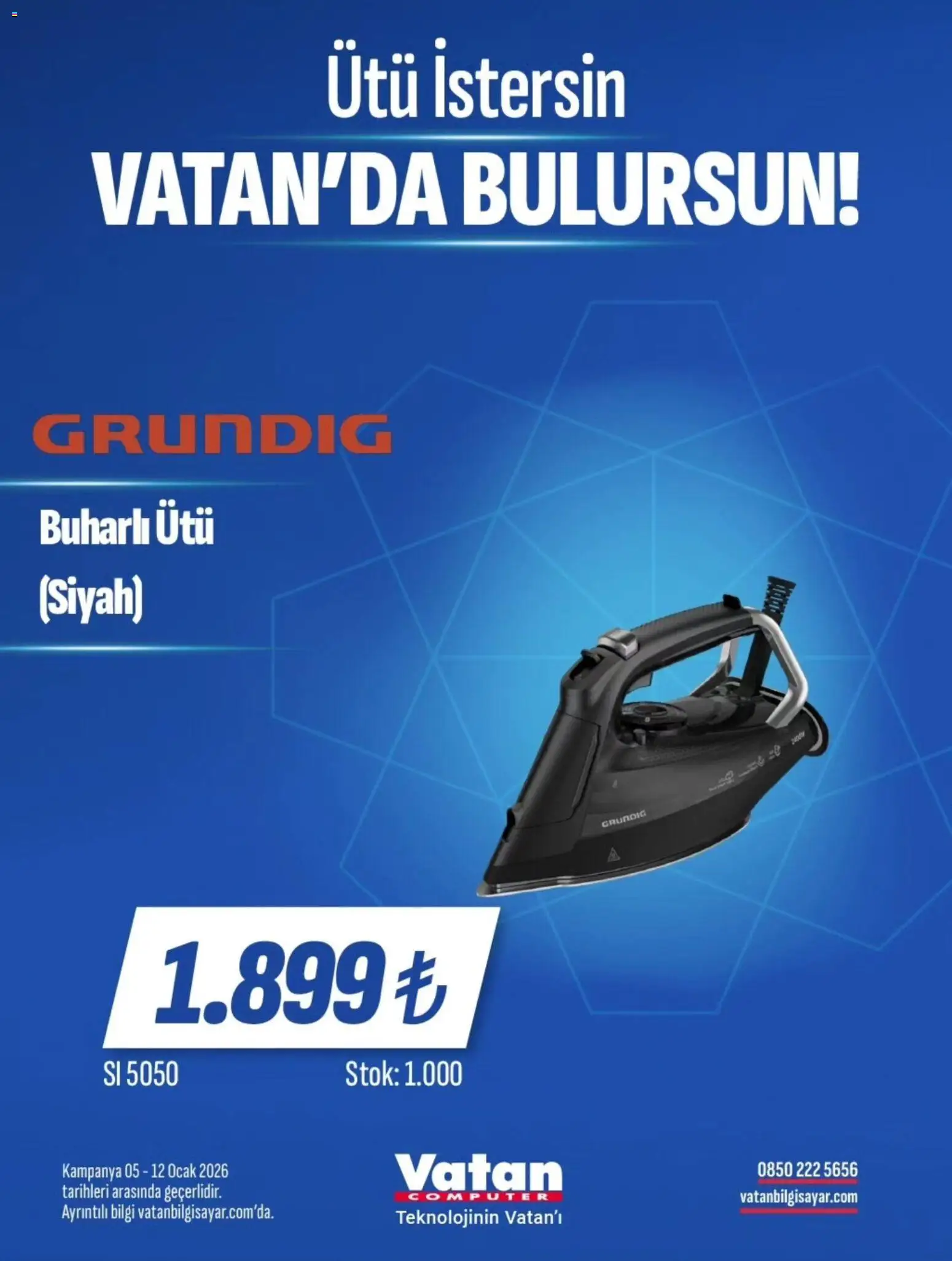 Vatan Bilgisayar İndirim - 05.01.2026 tarihinden itibaren geçerlidir | Sayfa: 20 | Ürünler: Ocak, Ütü