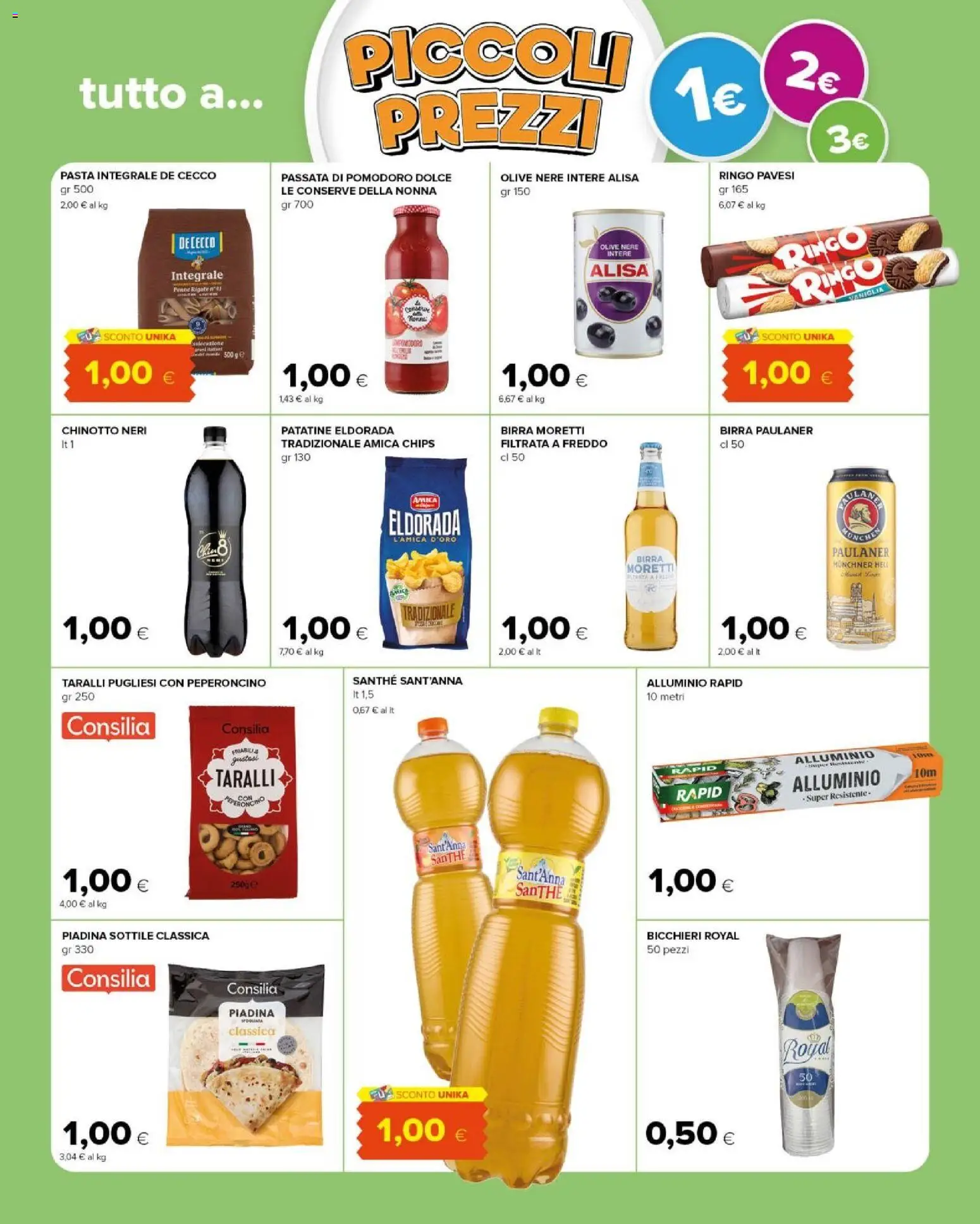 Volantino Tigre del 22.04.2026 | Pagina: 7 | Prodotti: Birra, Pomodoro, Olive, Birra Moretti