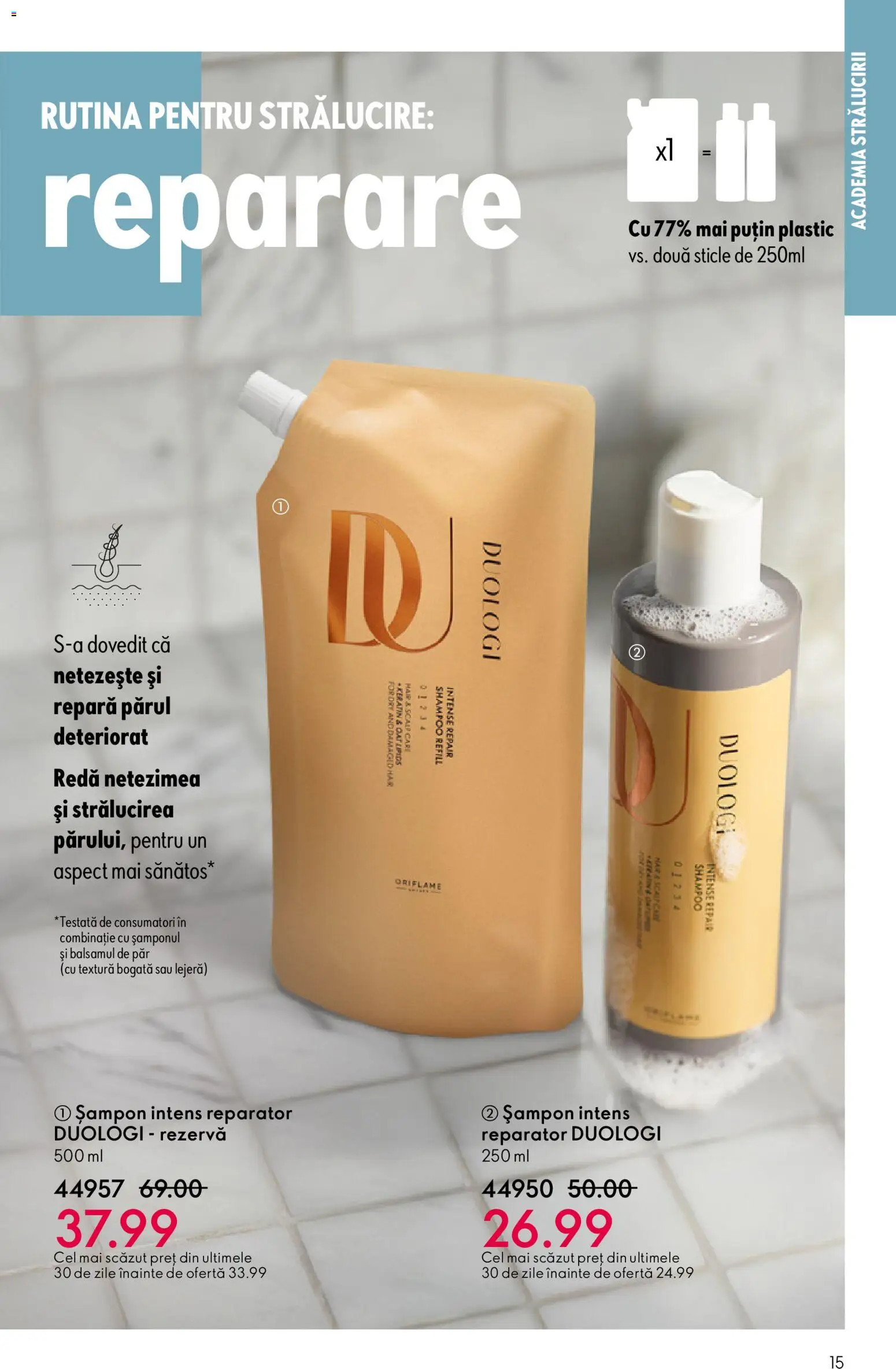 Noul catalog Oriflame – valabil de la 23.12.2025 | Pagină: 15 | Produse: Șampon