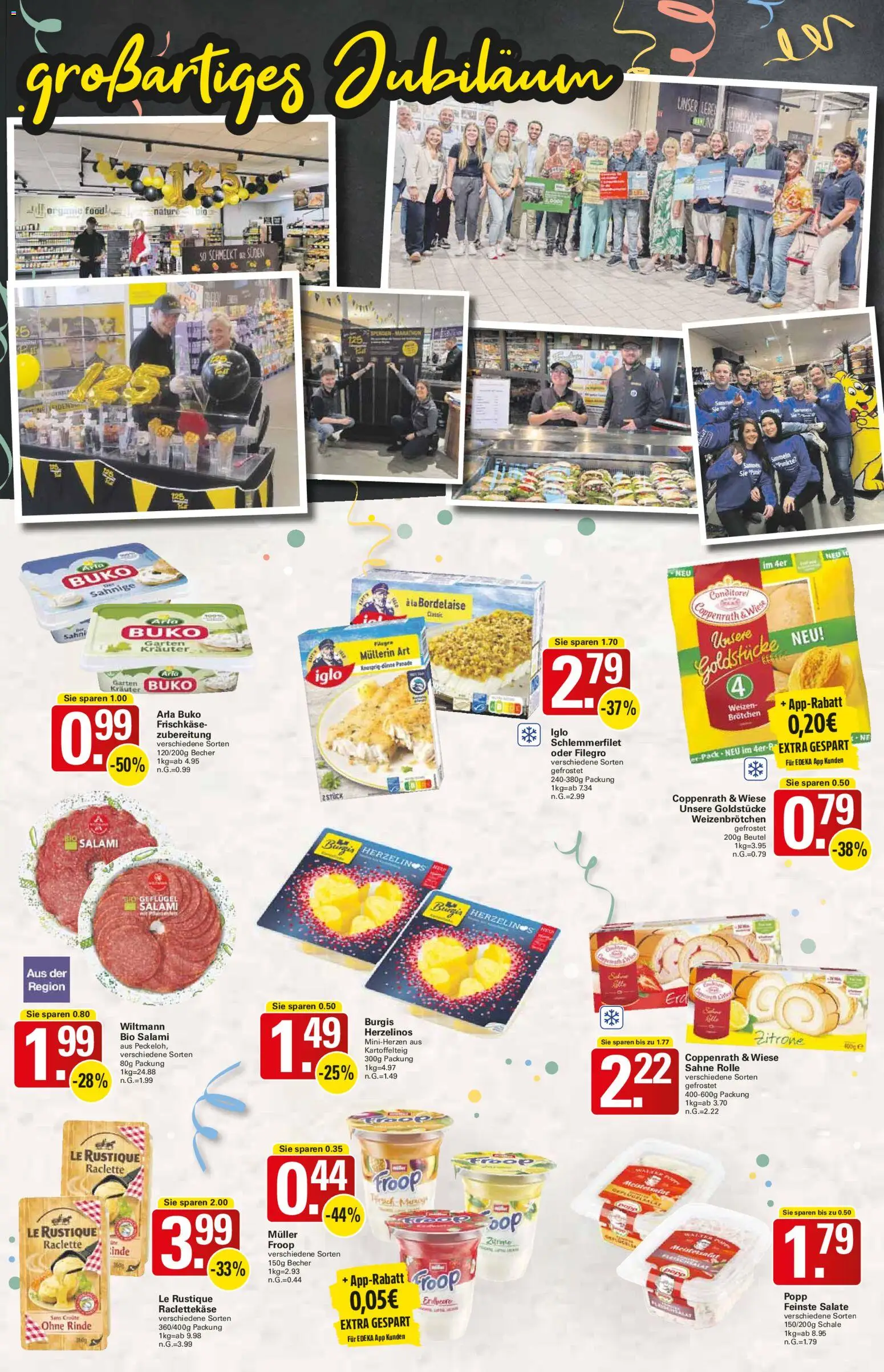 WEZ Prospekt – gültig ab 24.11.2025 | Seite: 3 | Produkte: Iglo, Salami, Sahne, Frischkase