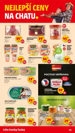 Penny Market leták - Čtvrtečník od 10.07.2025 | Strana: 16 | Produkty: Tuňák, Vepřové maso, Rio mare, Tuňákový salát