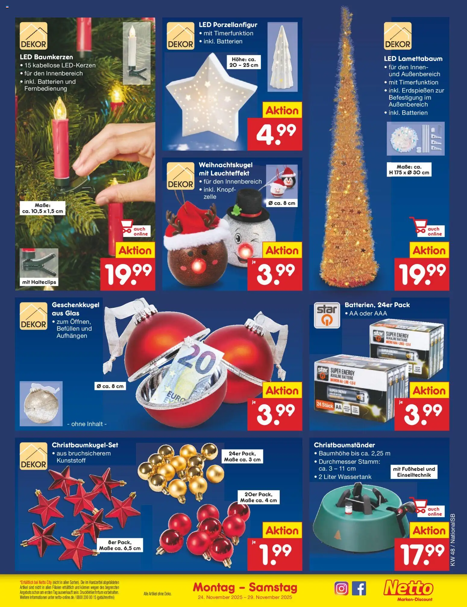 Netto Marken-Discount - Black Friday – gültig ab 24.11.2025 | Seite: 29 | Produkte: Batterien, Energy, Batterie