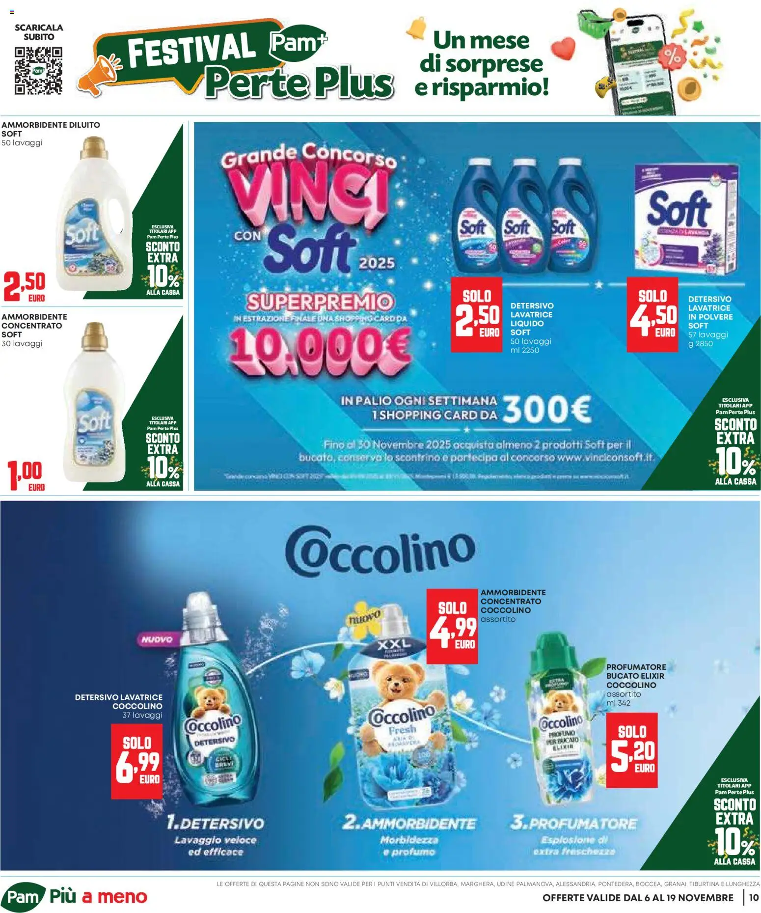 Volantino Panorama del 06.11.2025 | Pagina: 10 | Prodotti: Ammorbidente, Lavatrice, Profumo
