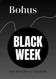 Forhåndsvisning av Bohus - Black Friday gyldig fra 19.11.2025