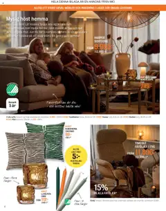 Mio reklamblad aktuell från 15.09.2025 | Sida: 4 | Produkter: Svamp, Soffa, Fåtölj, Ljus