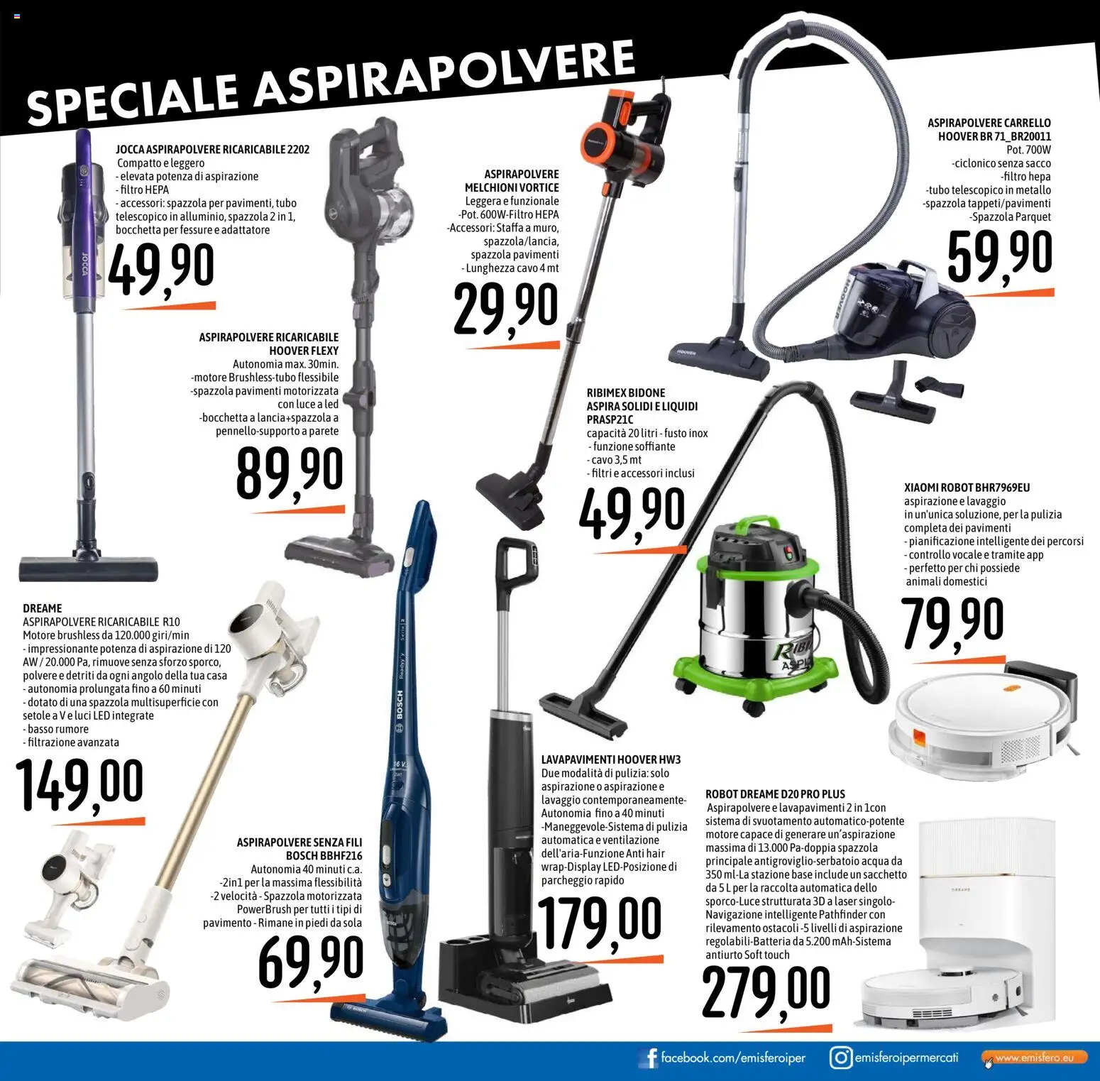 Volantino Emisfero del 26.03.2026 | Pagina: 39 | Prodotti: Acqua, Adattatore, Robot, Navigazione