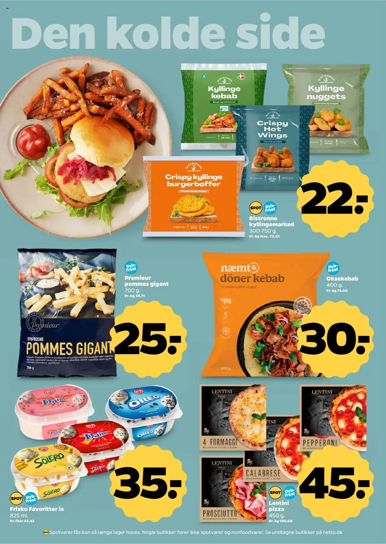 Netto Tilbudsavis gyldig fra 16.08.2025 | Side: 17 | Produkter: Nuggets, Oksekød, Kebab, Is