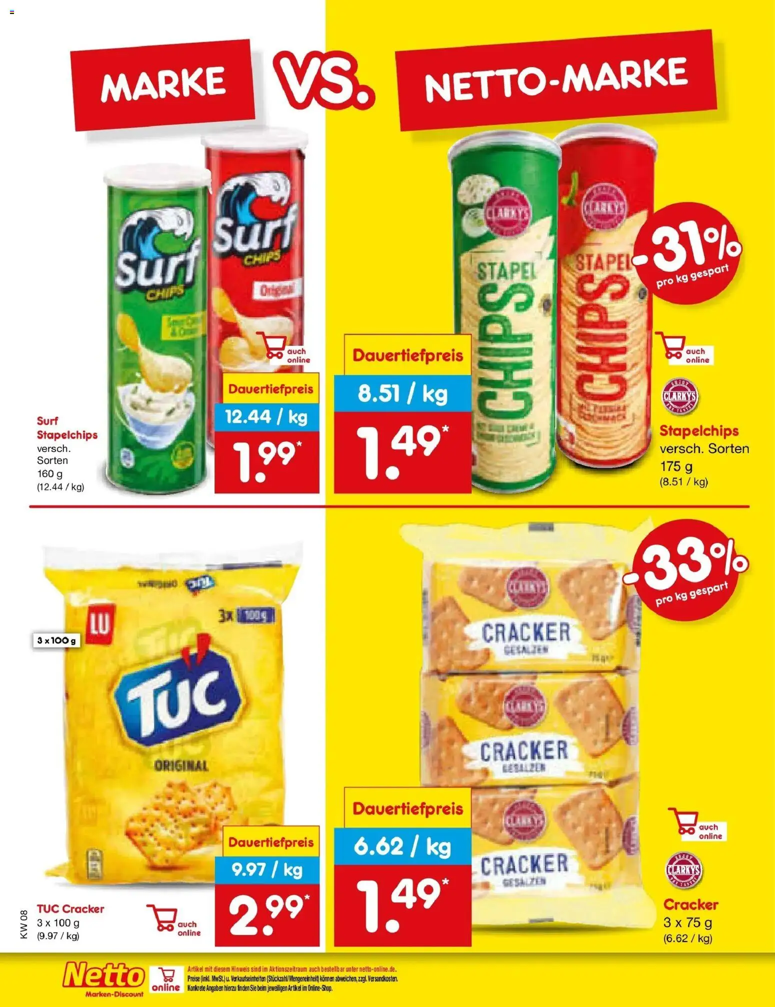 Netto Marken-Discount prospekt Lahnau	 – gültig ab 16.02.2026 | Seite: 26 | Produkte: Chips