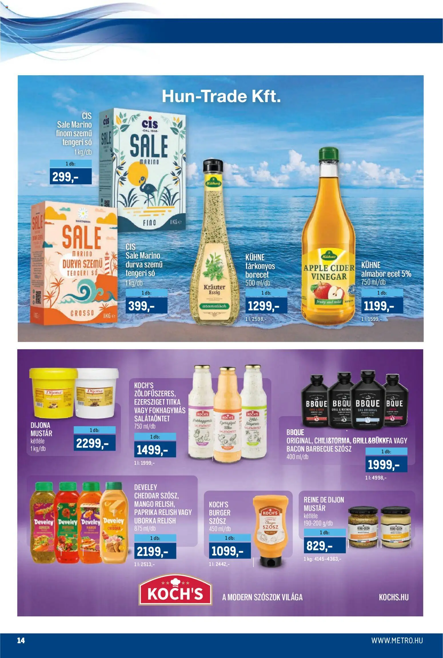 Metro akciós ujság - amely érvényes a következő dátumtól: 16.04.2026 | Oldal: 14 | Termékek: Grill, Almabor, Uborka, Mangó