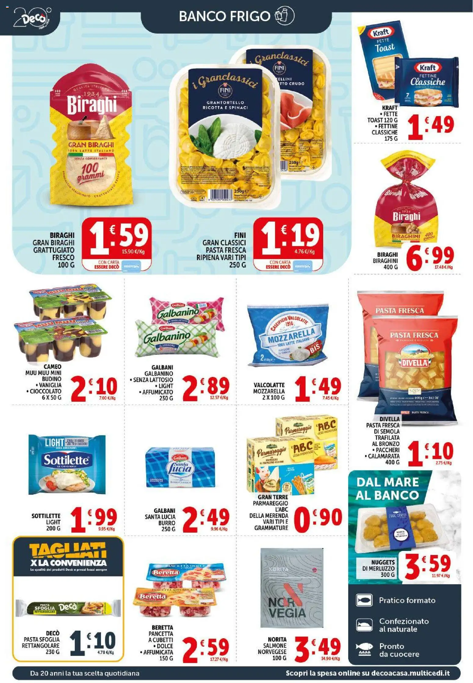 Volantino Decò del 09.04.2026 | Pagina: 8 | Prodotti: Cioccolato, Pasta sfoglia, Nuggets, Paccheri