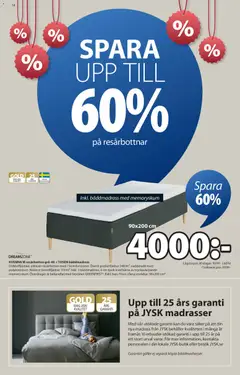 JYSK - erbjudanden - Förhandsvisning av reklamblad från butik JYSK aktuell från 24.12.2025 | Sida: 15 | Produkter: Bäddmadrass, Madrass, Galler