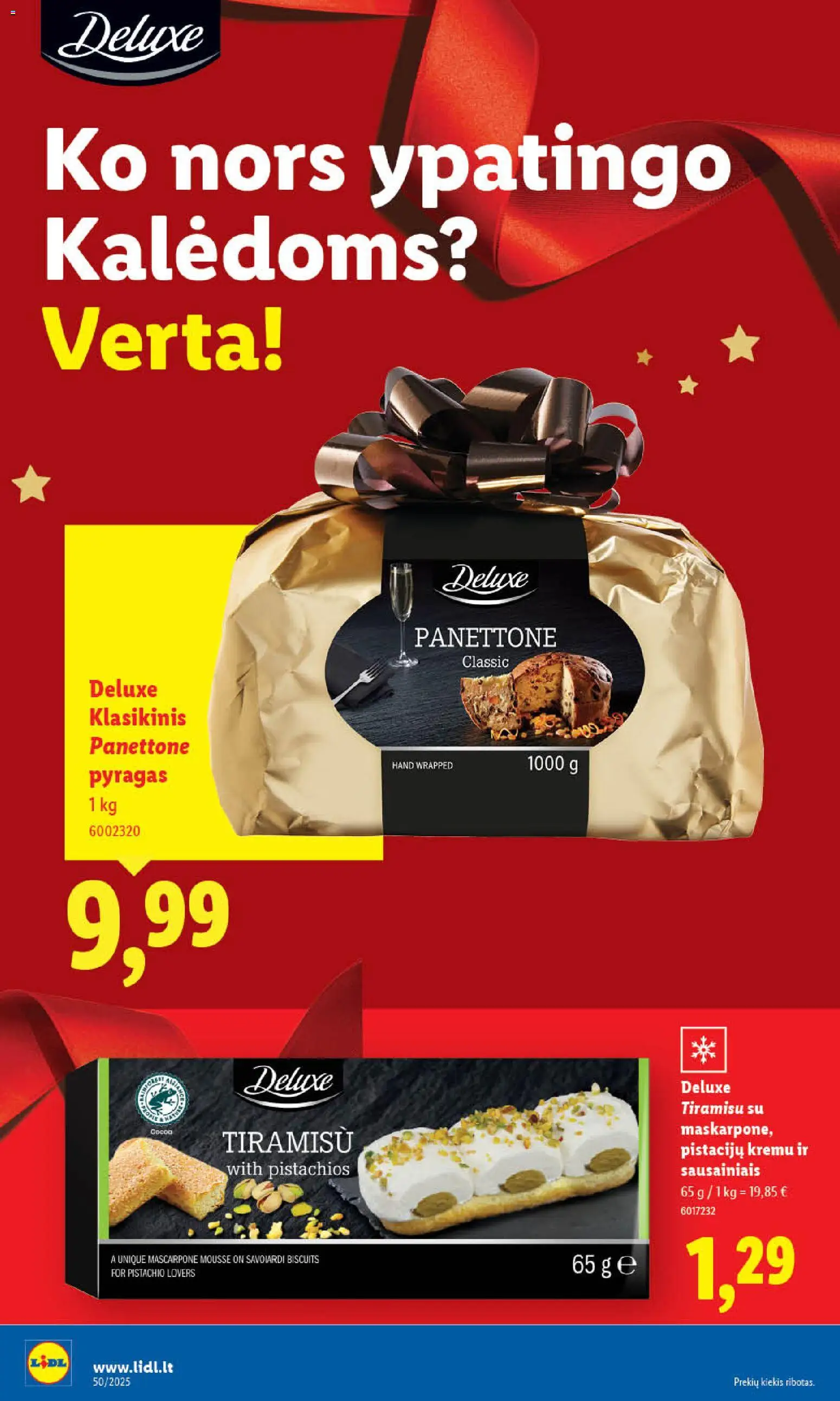 LIDL akcijos nuo 08.12.2025 | Puslapis: 18 | Prekių: Pyragas