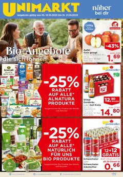 Unimarkt Flugblatt ab 15.10.2025 gültig