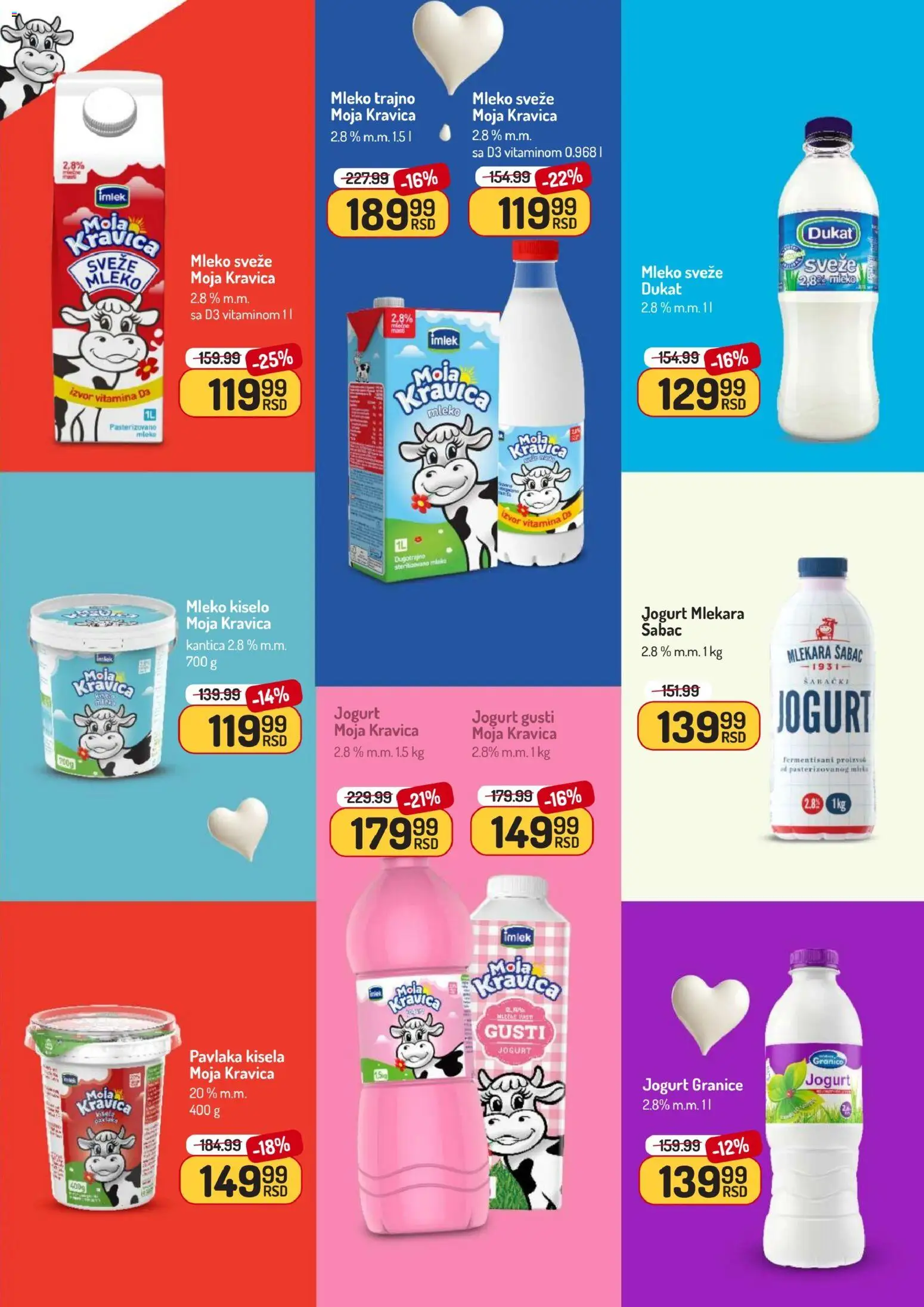 Aman katalog - važi od 10.11.2025 | Strana: 15 | Proizvode: Moja kravica, Mleko, Jogurt, Pavlaka