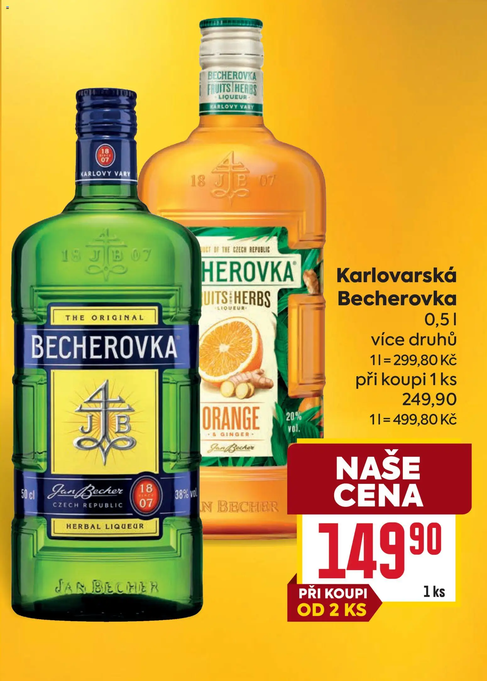 Billa Velký leták od 04.02.2026 | Strana: 25 | Produkty: Becherovka, Jar