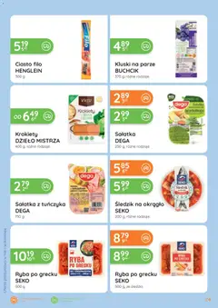 Pogląd oferty "Eurocash Gazetka" - ważna od 05.02.2026 | Strona: 24 | Produkty: Ciasto filo, Krokiety, Ryba, Sałatka