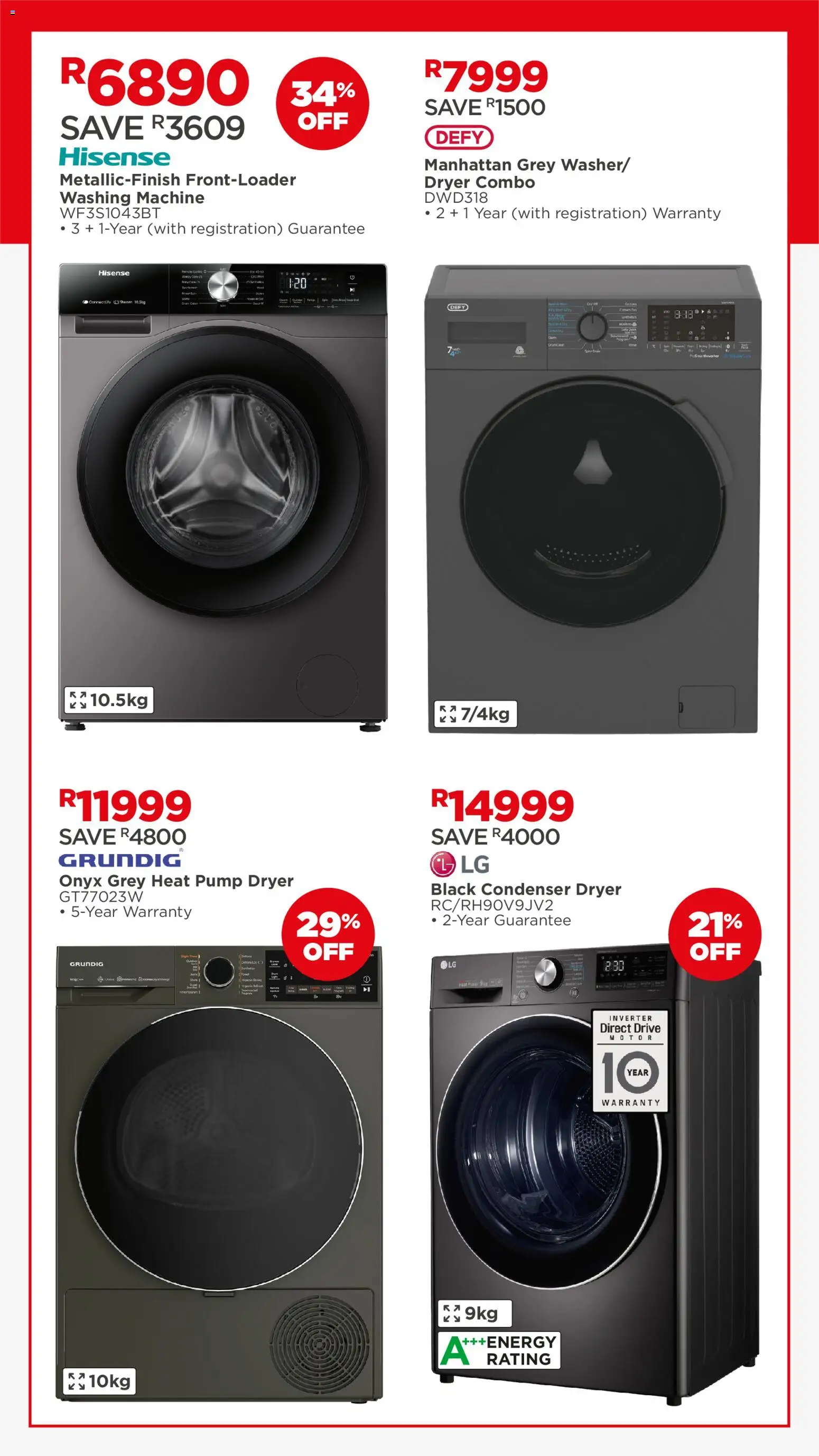 New House and Home catalogue – valid from 27.12.2025 | Page: 15 | Products: Washing machine, Dryer