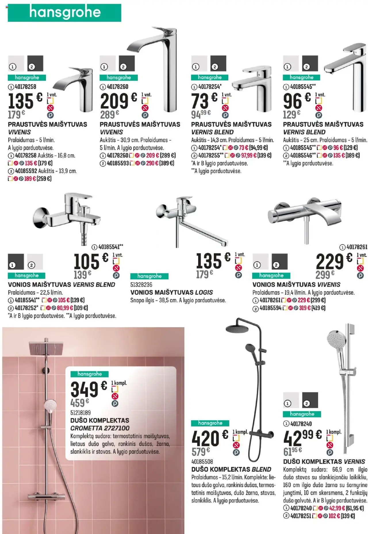 Senukai akcijos nuo 02.10.2025 | Puslapis: 37 | Prekių: Maišytuvas, Stovas