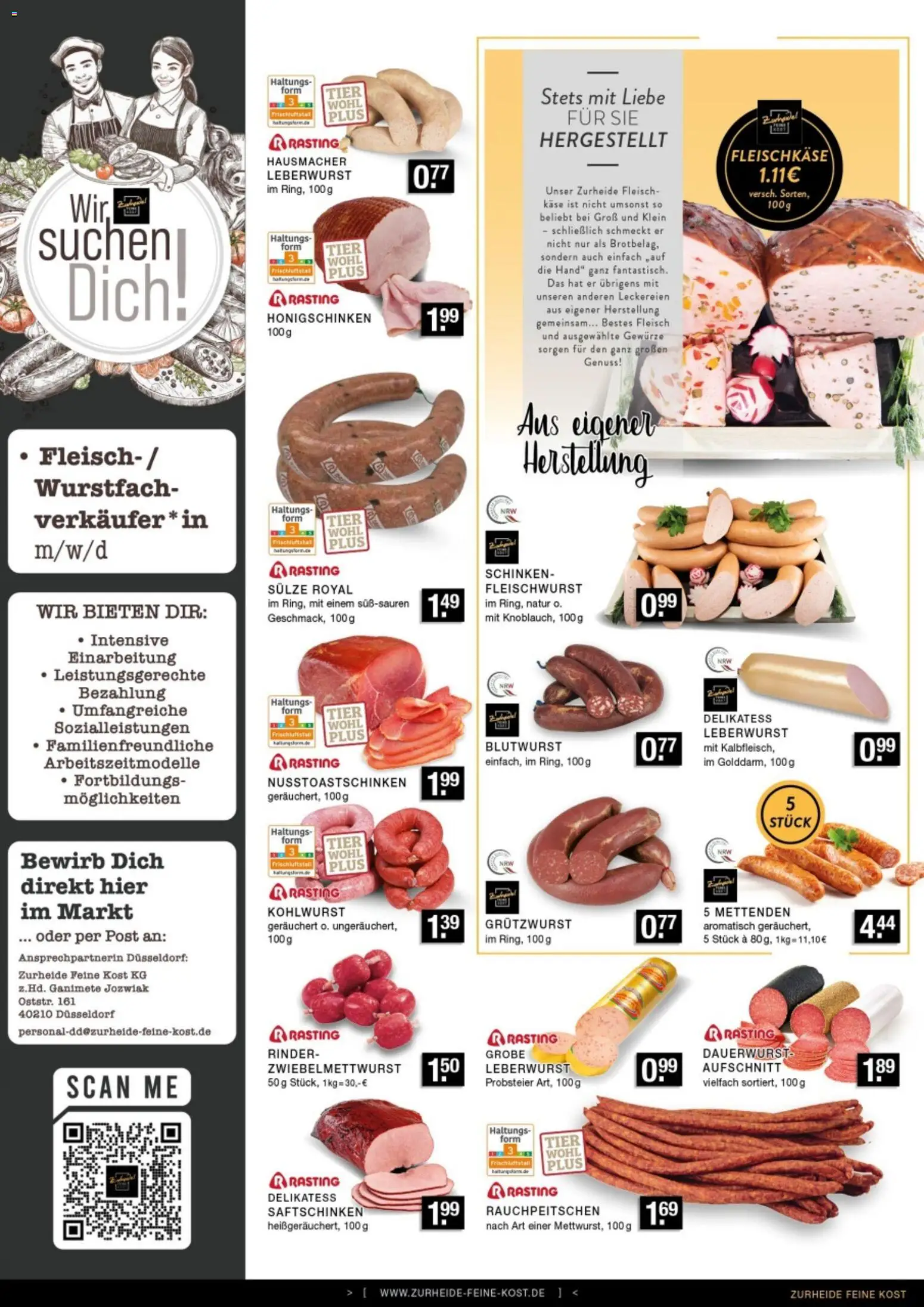 Edeka Zurheide Prospekt 	 – gültig ab 23.02.2026 | Seite: 3 | Produkte: Käse, Gewürze, Schinken, Fleisch