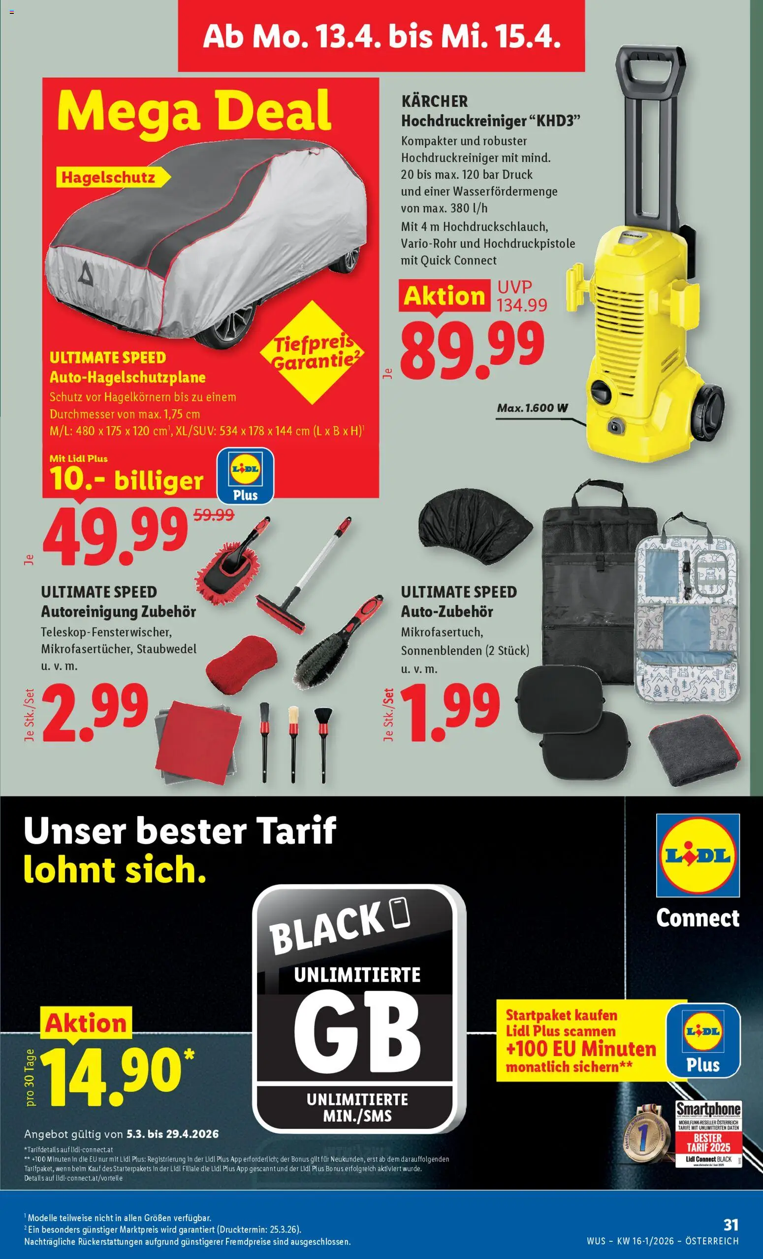 Lidl Flugblatt - Oberpullendorf, Güssing, Oberwart gültig ab 08.04.2026 | Seite: 34 | Produkte: Smartphone