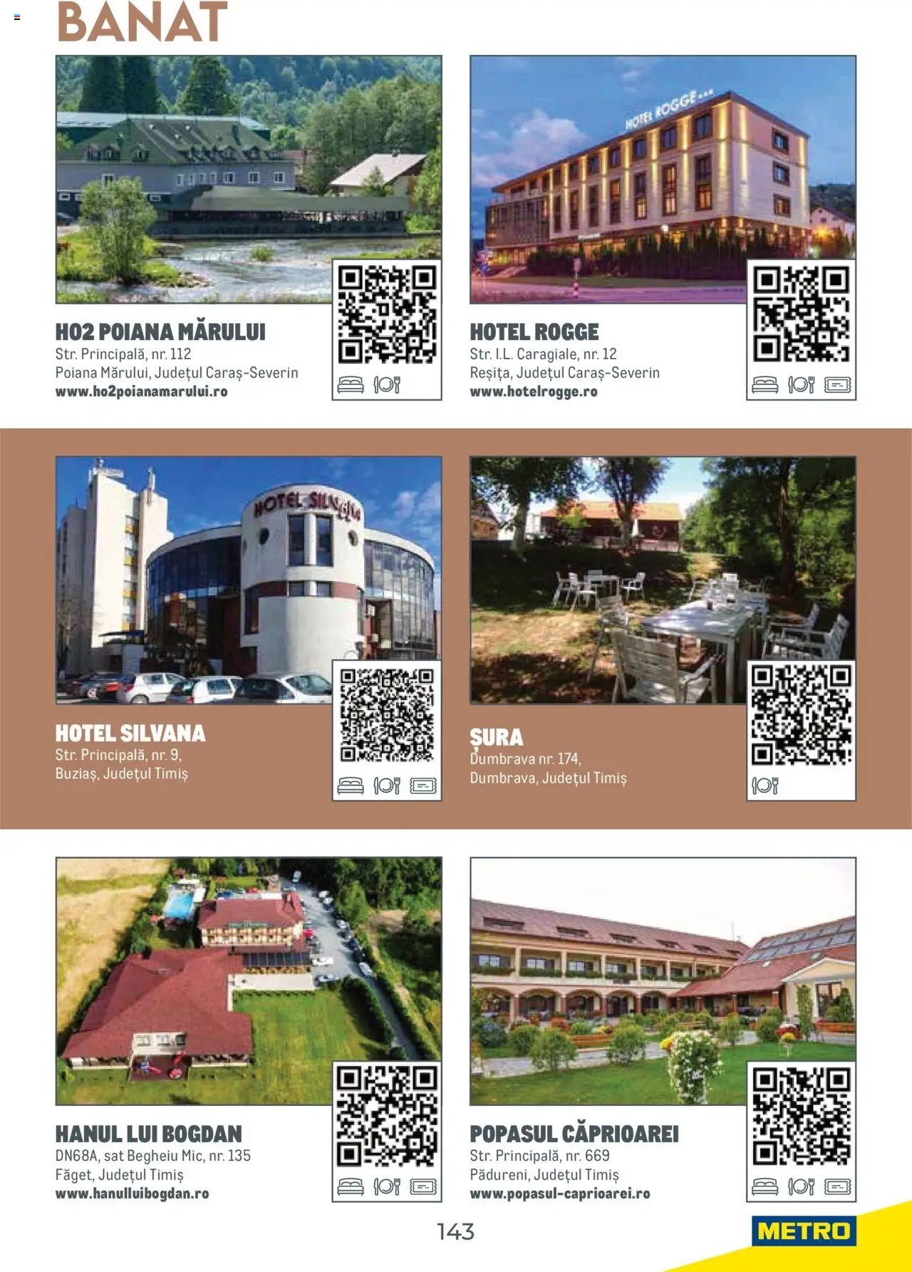 Metro catalog - Ghid de călătorie România – valabil de la 01.08.2025 | Pagină: 143