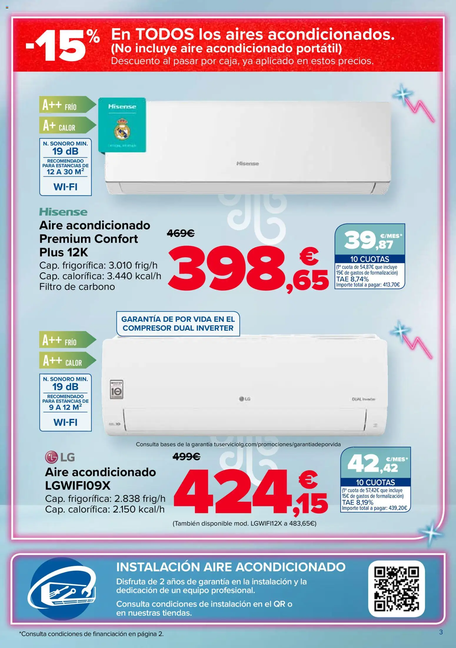 Carrefour Aire Acondicionado │ válido desde el 05.03.2026 | Página: 3 | Productos: Aire acondicionado