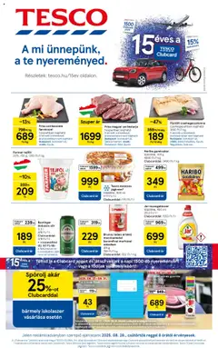 Tesco Hipermarket - Akciós újság  - amely érvényes a következő dátumtól: 28.08.2025
