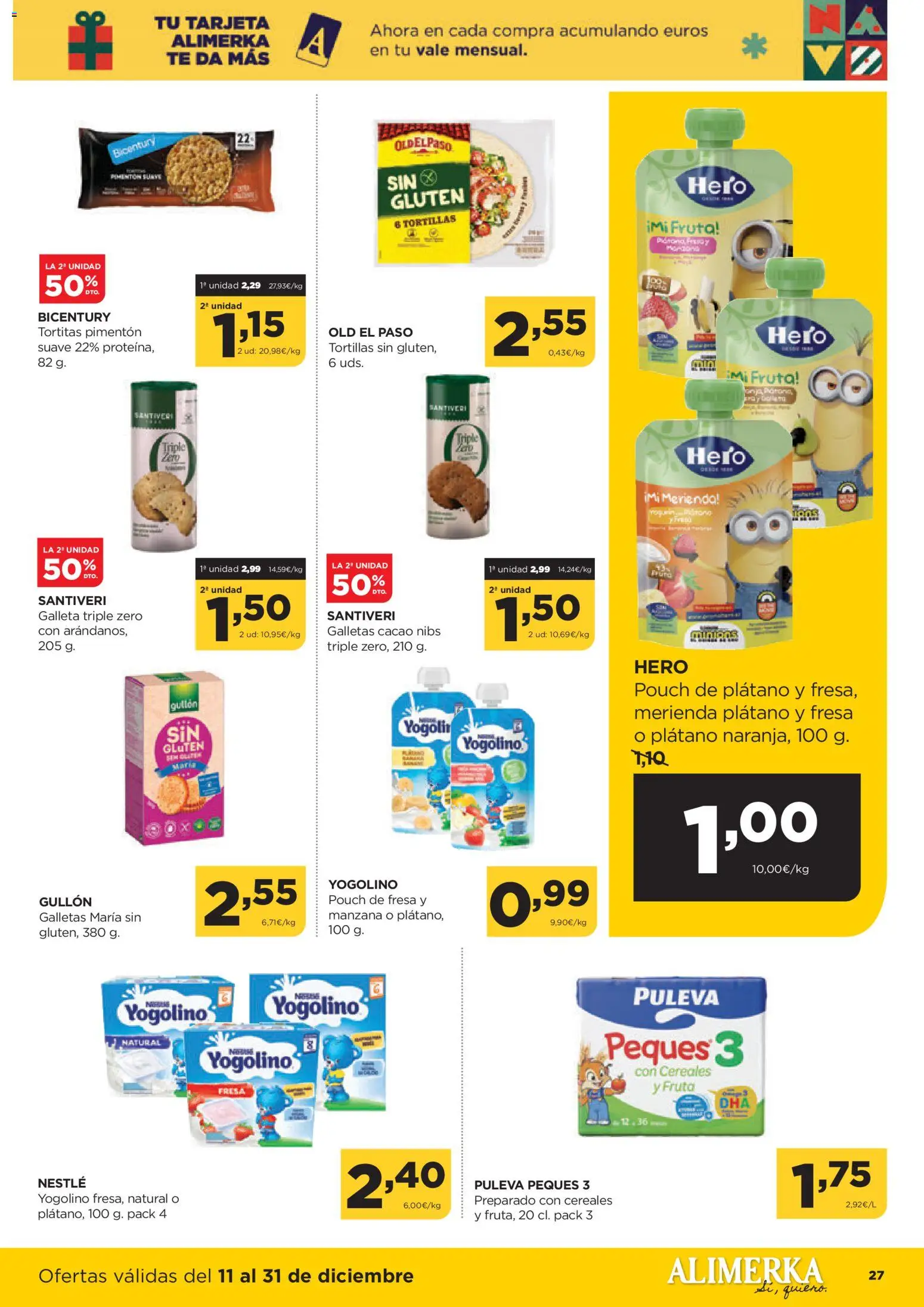 Alimerka folleto Asturias │ válido desde el 11.12.2025 | Página: 29 | Productos: Cereales, Manzana, Té, Galletas