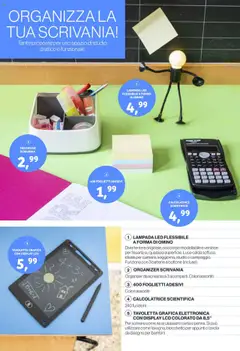 Anteprima del volantino IN's Scuola catalogo valido a partire dal 25.08.2025 | Pagina: 8 | Prodotti: Calcolatrice, Scrivania, Batterie, Lampada
