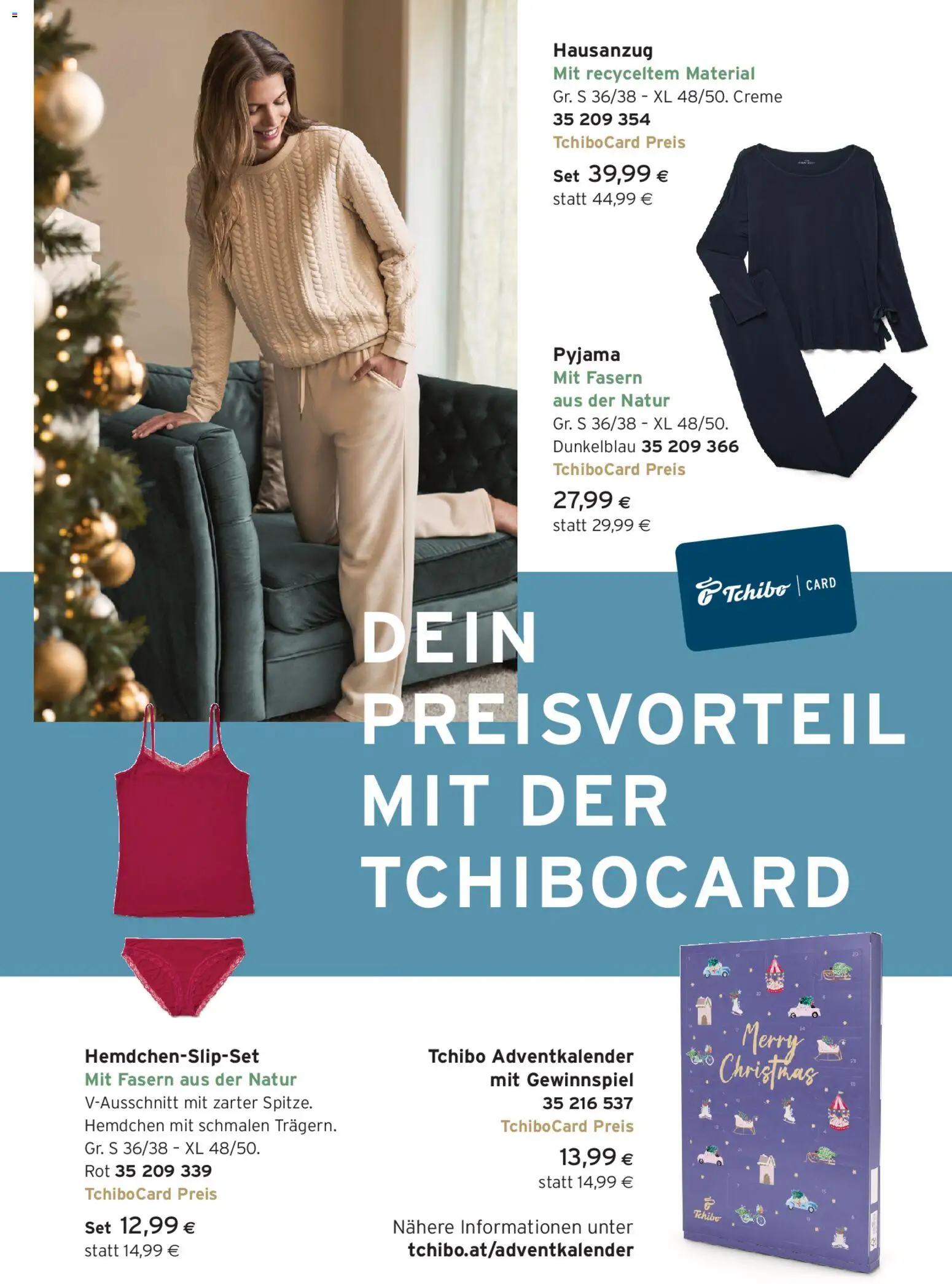 Tchibo Eduscho  Tchibo Magazin gültig ab 12.11.2025 | Seite: 16 | Produkte: Pyjama, Creme