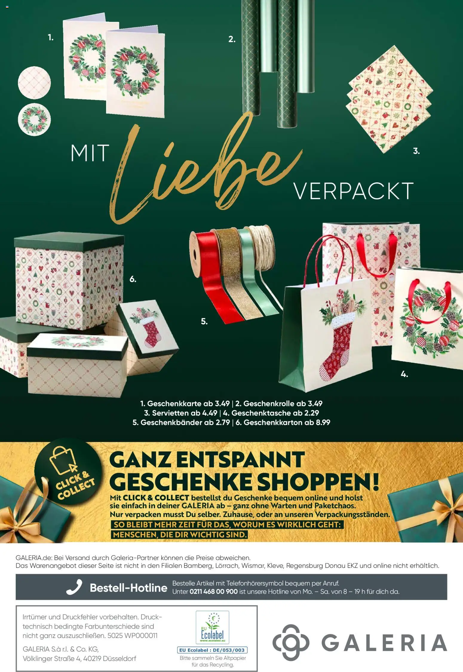 Galeria Karstadt Kaufhof Prospekt 	 – gültig ab 10.12.2025 | Seite: 44