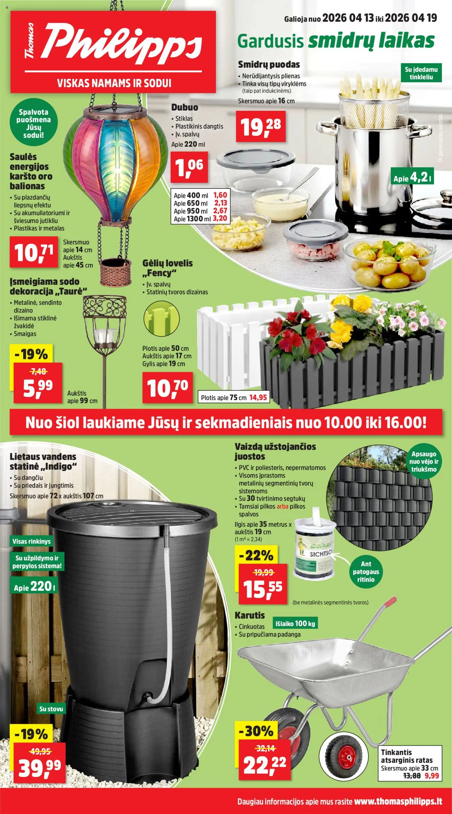 Thomas Philipps akcijos nuo 13.04.2026 | Puslapis: 1