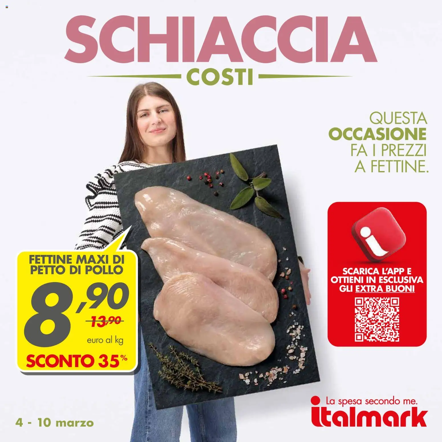 Volantino Italmark del 04.03.2026 | Pagina: 1 | Prodotti: Petto di Pollo, Pollo