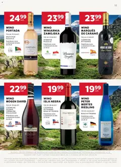 Stokrotka Gazetka - Oferta alkoholowa od 17.07.2025 | Strona: 11 | Produkty: Riesling, Stokrotka, Winiarnia, Wino