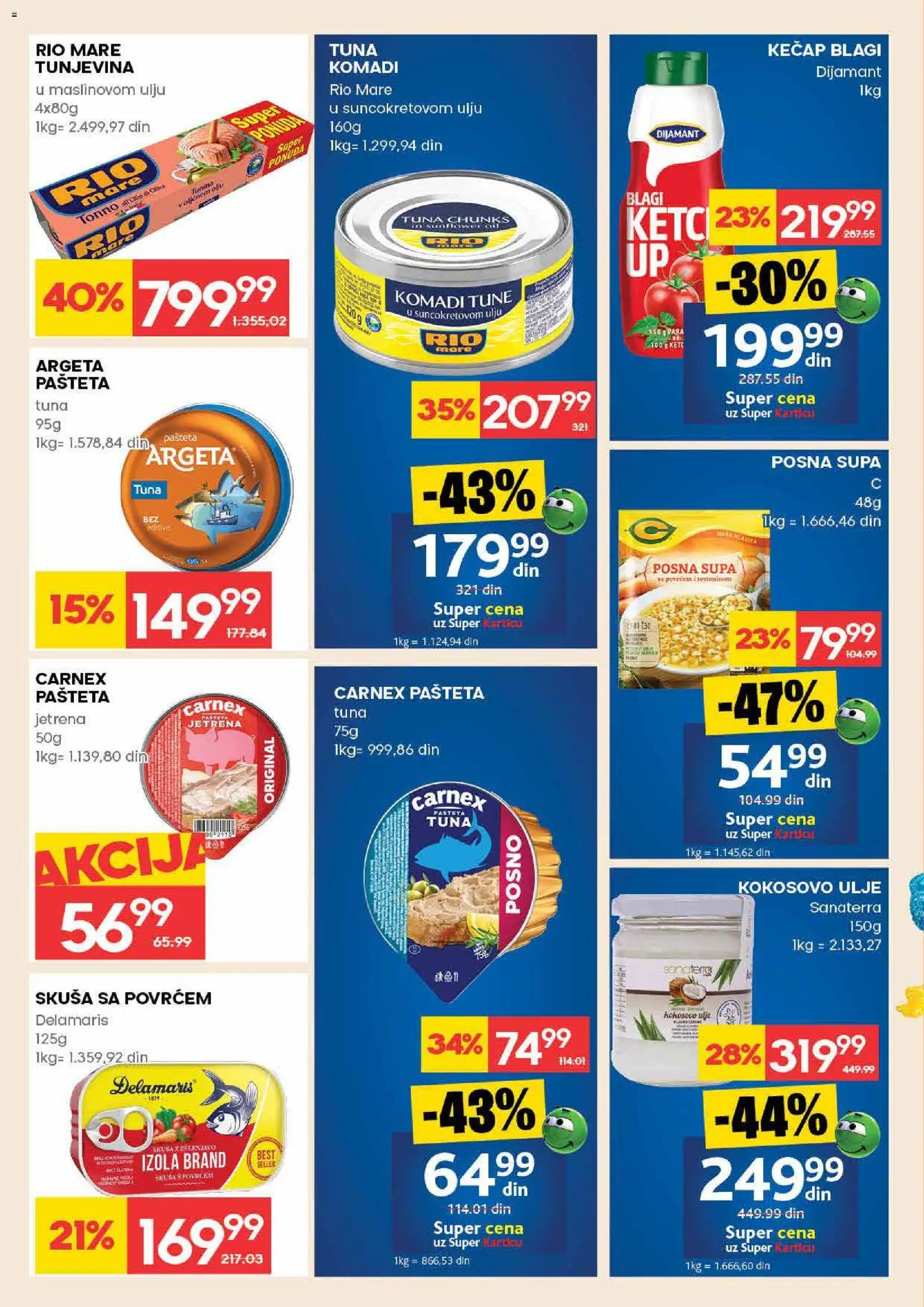 Roda katalog - važi od 26.02.2026 | Strana: 18 | Proizvode: Skuša, Kokosovo ulje, Rio mare, Pašteta