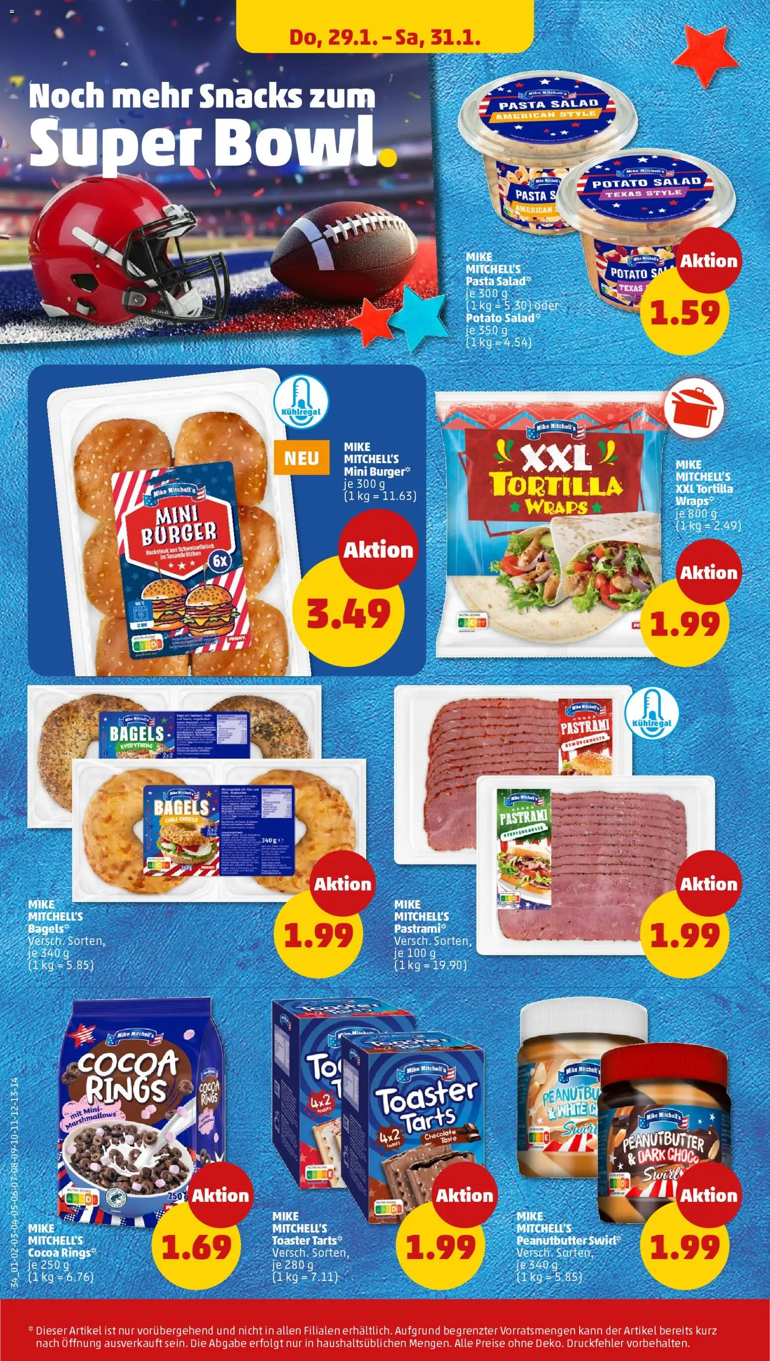 Penny Prospekt 	 – gültig ab 26.01.2026 | Seite: 36 | Produkte: Toaster, Burger, Pasta, Schweinefleisch
