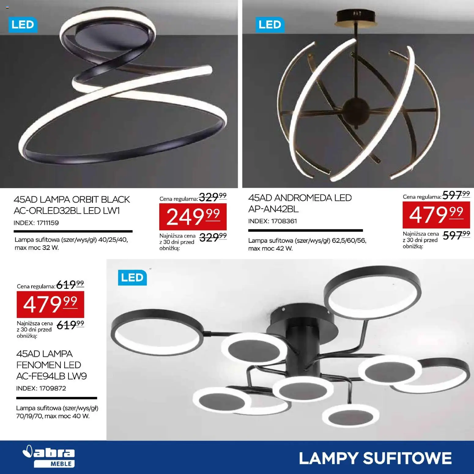 Abra meble Gazetka od 20.02.2026 | Strona: 10 | Produkty: Lampa