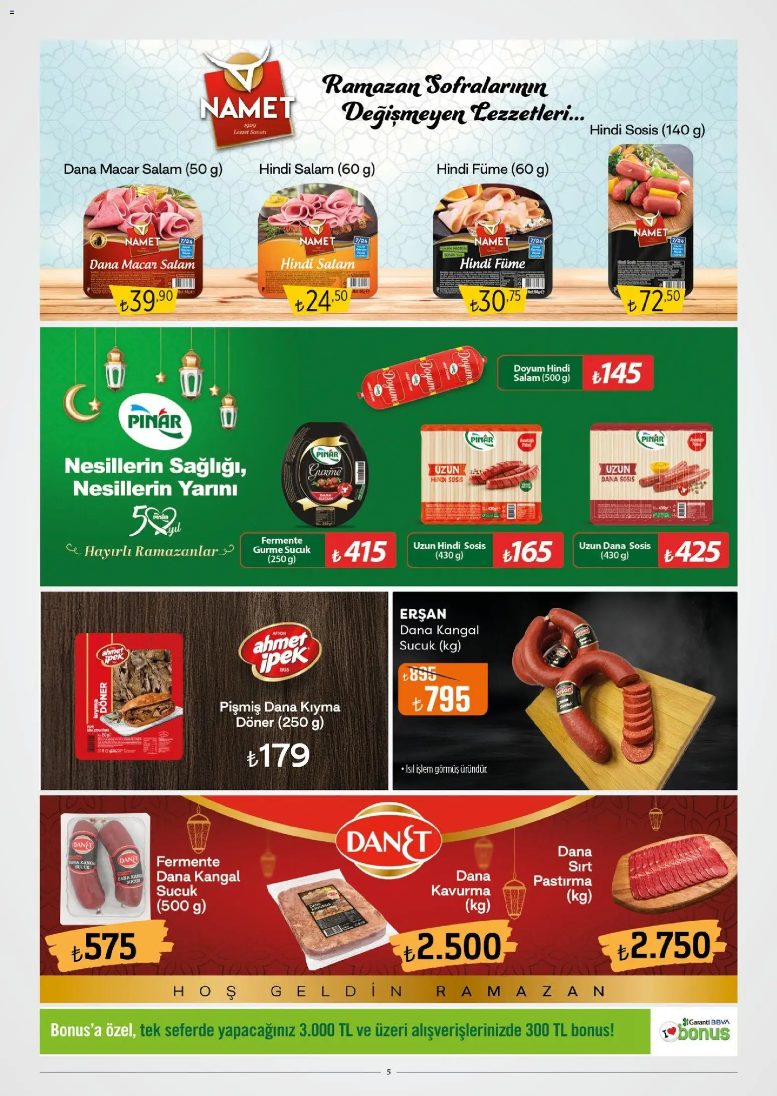 Özdilek Katalog - 24.02.2026 tarihinden itibaren geçerlidir | Sayfa: 5 | Ürünler: Salam, Sosis, Hindi füme, Sucuk