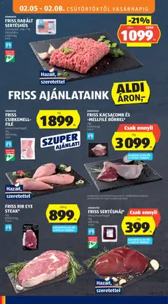 FRISS KACSACOMB ÉS -MELLFILÉ BŐRREL*, /kg - amely érvényes a következő dátumtól: 05.02.2026 | Oldal: 6