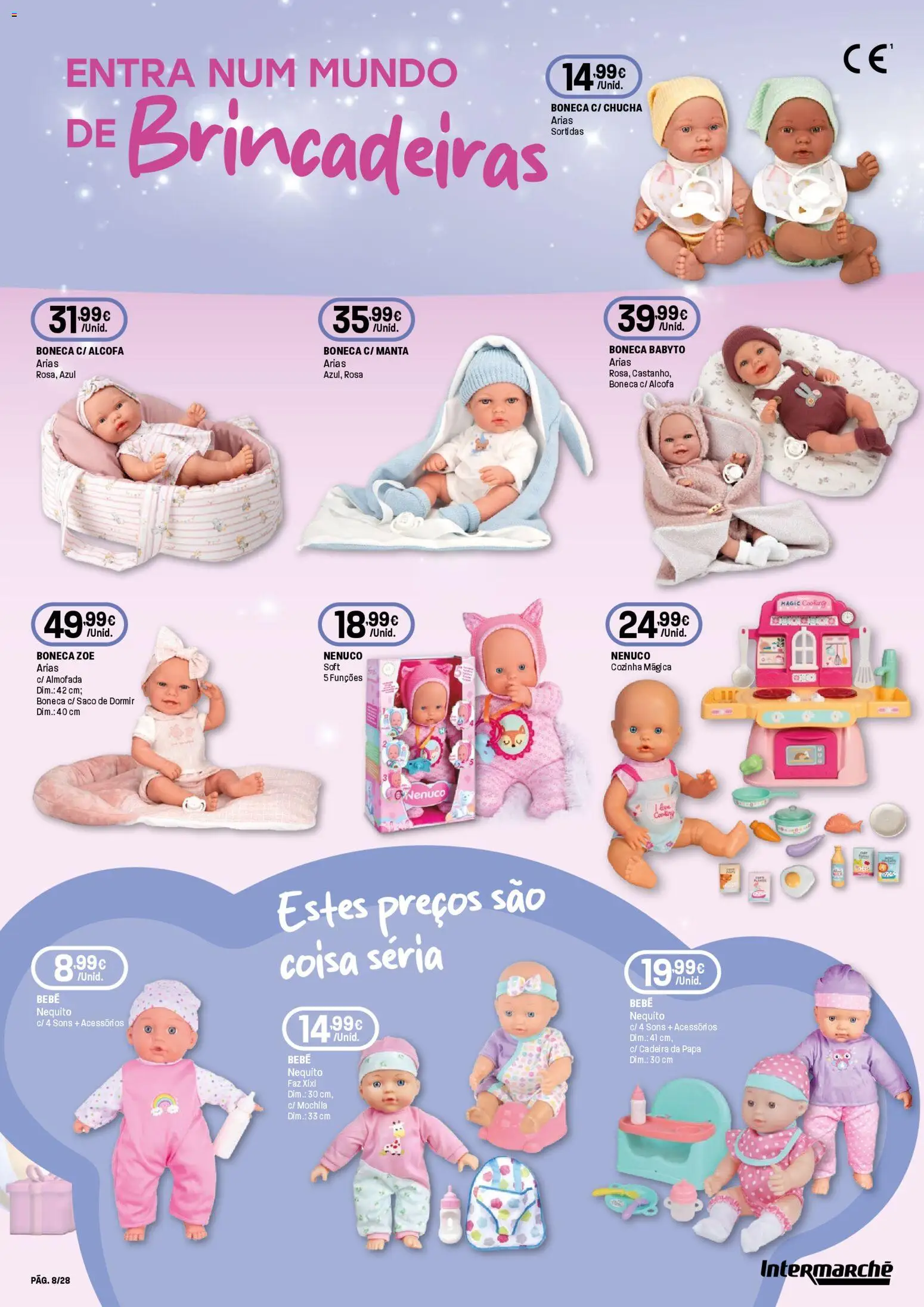Intermarché - Brinquedos Super │ válido de 13.11.2025 | Página: 8 | Produtos: Mochila, Saco de dormir, Almofada, Cadeira