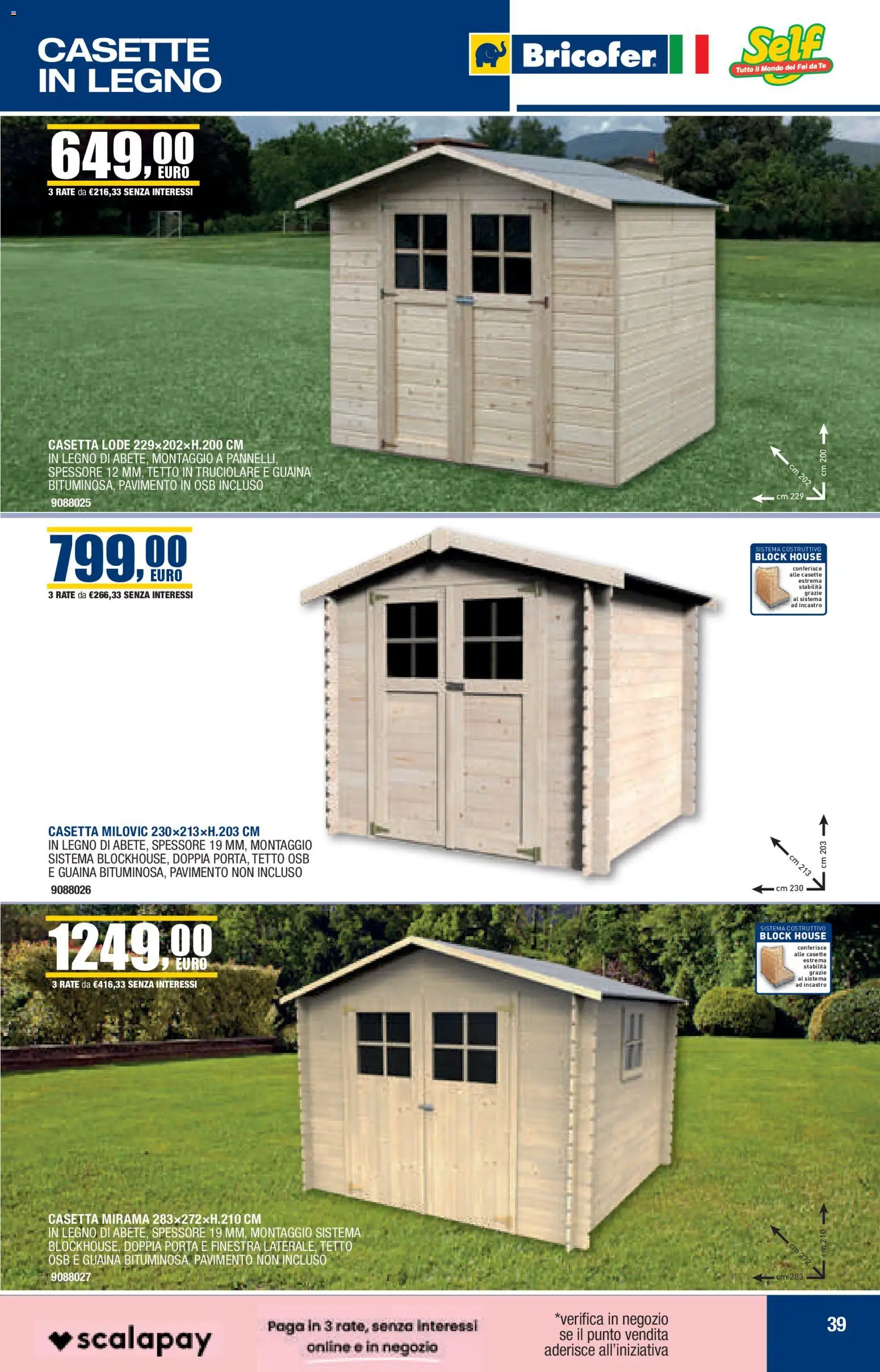 Volantino Bricofer del 22.10.2025 | Pagina: 39 | Prodotti: Tè, Pavimento