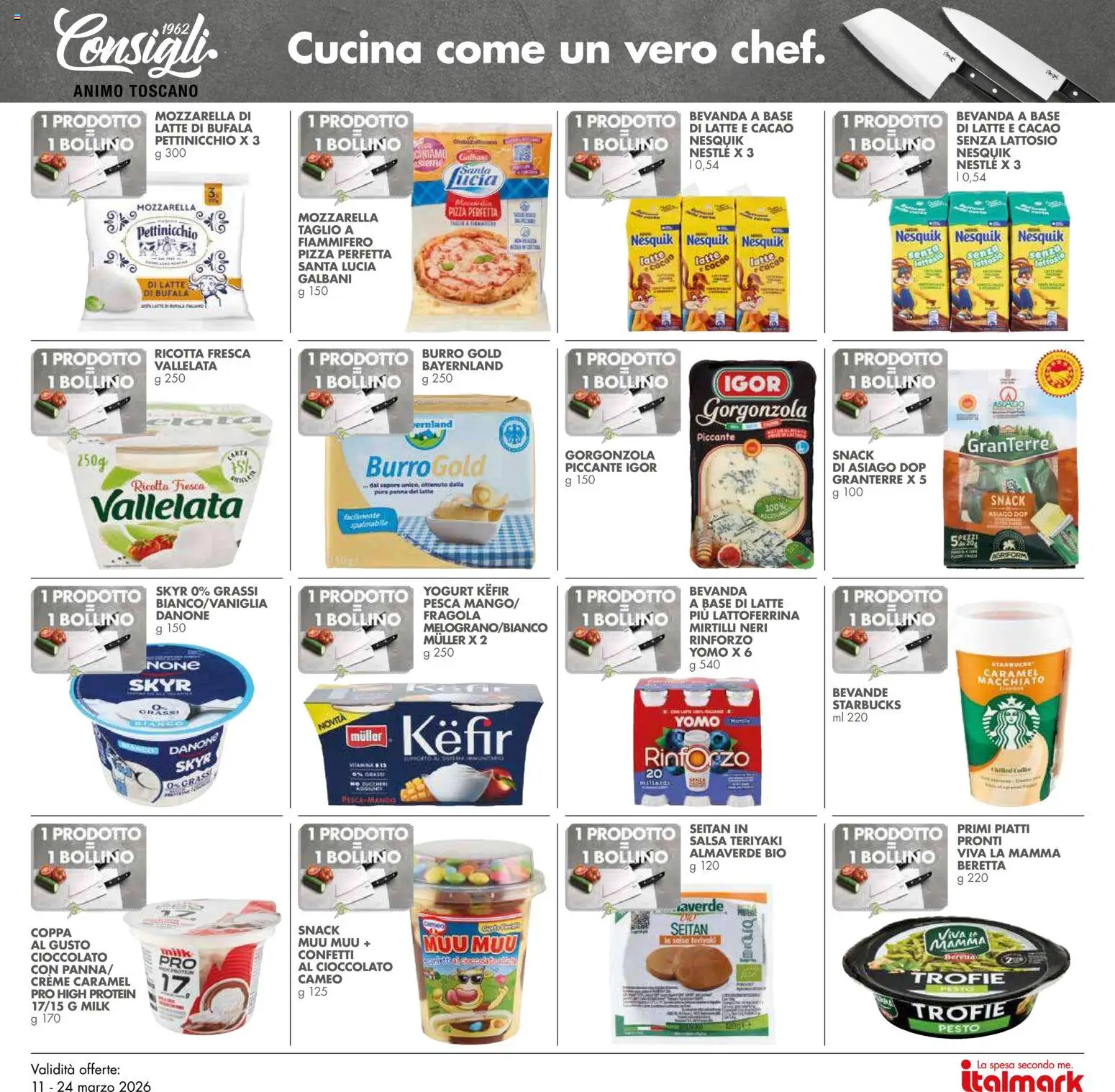Volantino Italmark del 11.03.2026 | Pagina: 24 | Prodotti: Pizza, Mirtilli, Ricotta, Gorgonzola