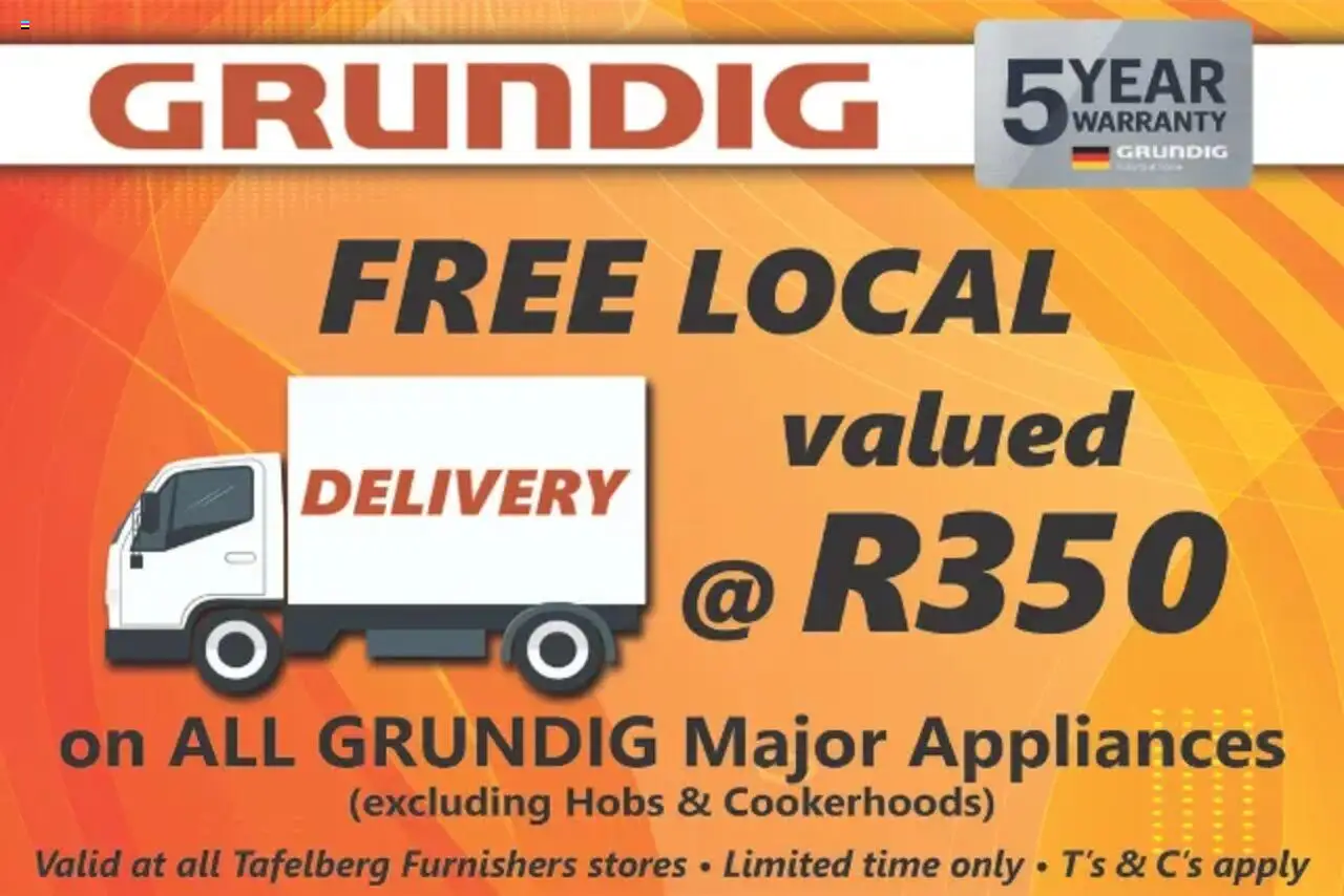 Tafelberg Furnishers  Grundig Free local delivery │ valid from 14.05.2025 | Page: 1