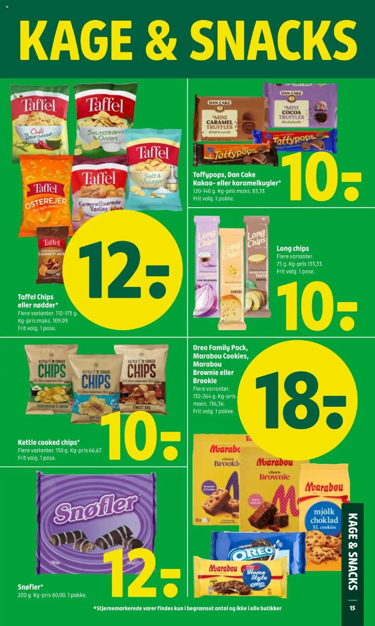 Coop 365 Tilbudsavis gyldig fra 14.08.2025 | Side: 17 | Produkter: Chips, Cookies, Salt, Kakao