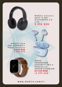 Dudi co. katalog - pregled Dudi co. kataloga - važi od 02.04.2026 | Strana: 3 | Proizvode: Slušalice