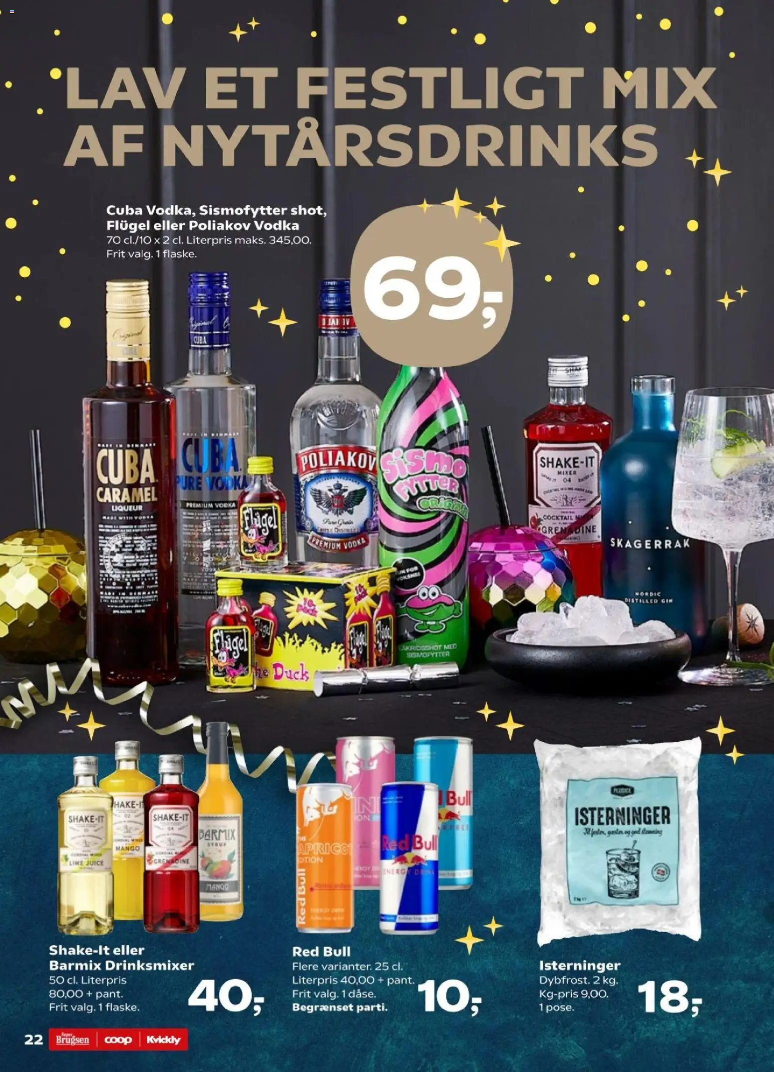 Kvickly tilbudsavis – gyldig fra 26.12.2025 | Side: 26 | Produkter: Mango, Gin, Lime, Mixer