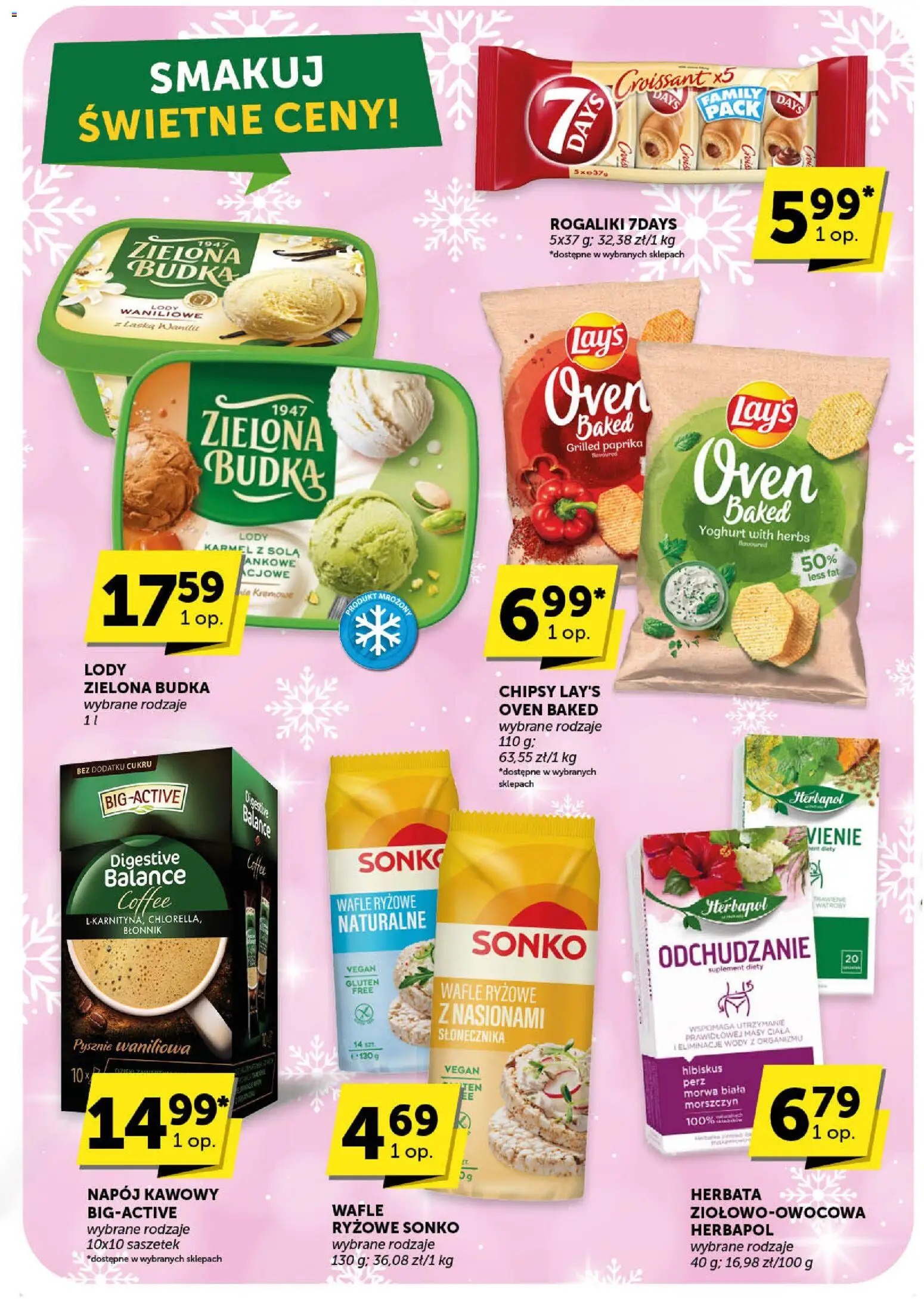 ABC Gazetka od 08.01.2026 | Strona: 20 | Produkty: Wafle, Wafle ryżowe, Lody waniliowe, Herbata