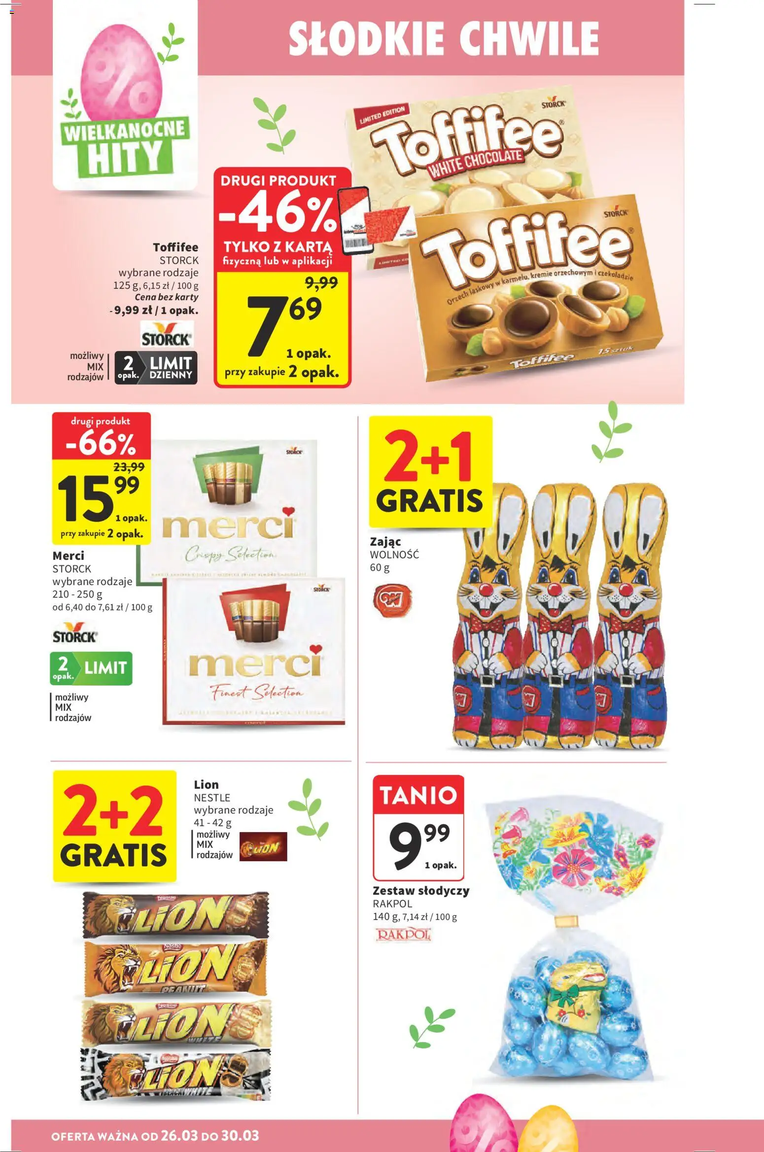 Intermarche gazetka od 26.03.2026 | Strona: 32 | Produkty: Karta, Merci, Toffifee